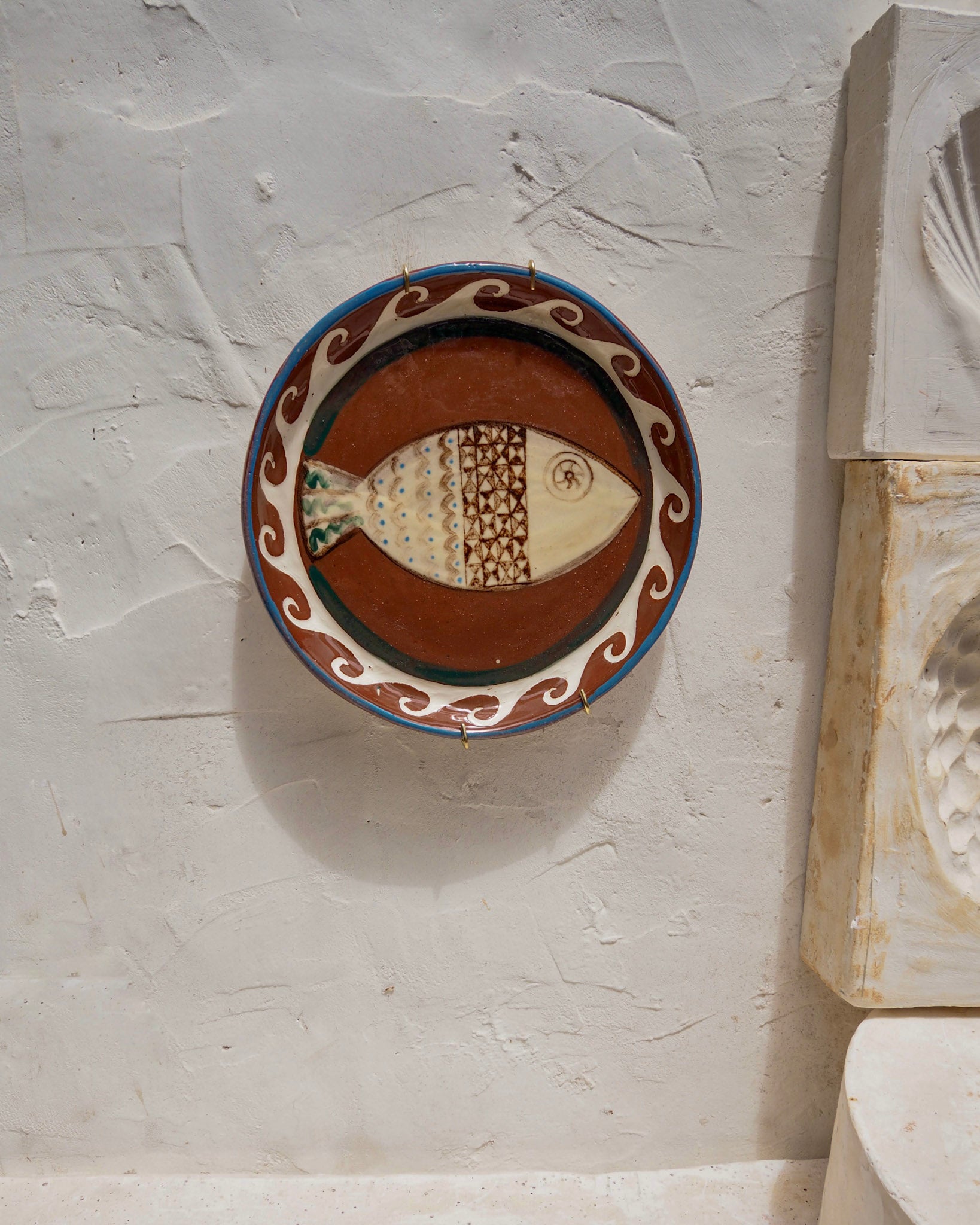 Sardine Plate - Etruscan Fish