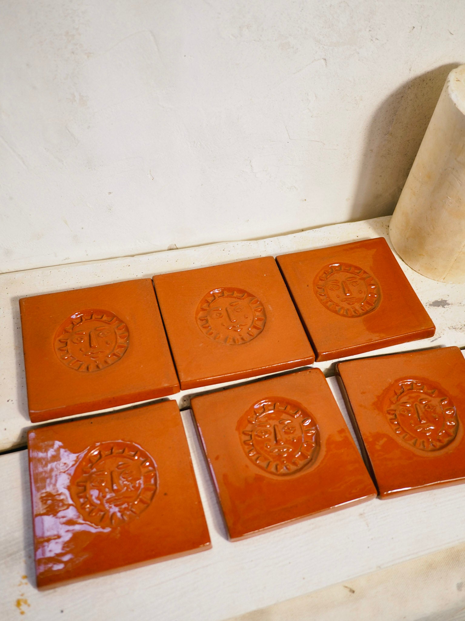 Tiles - Embossed Sun