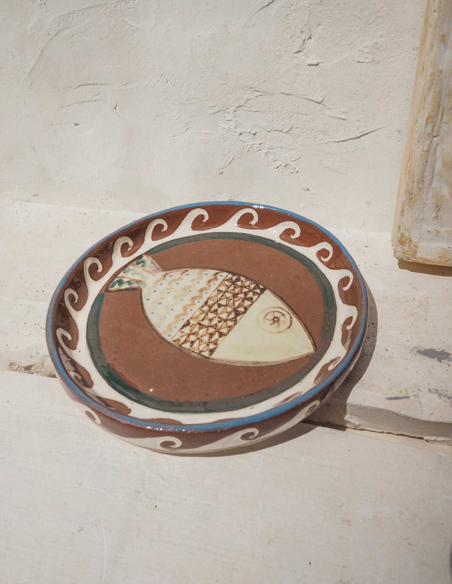 Sardine Plate - Etruscan Fish