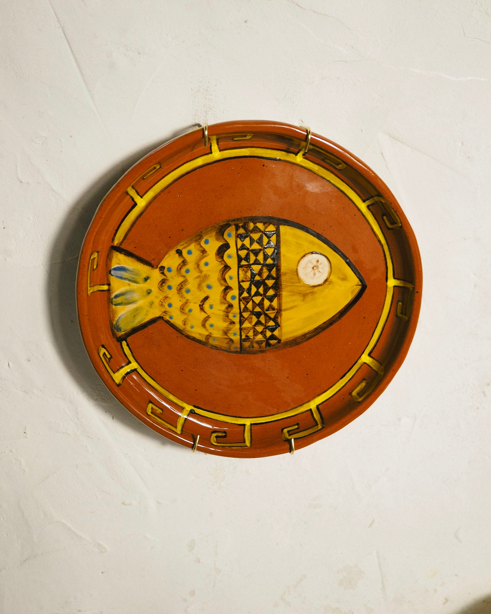 Sardine Plate - Etruscan fish