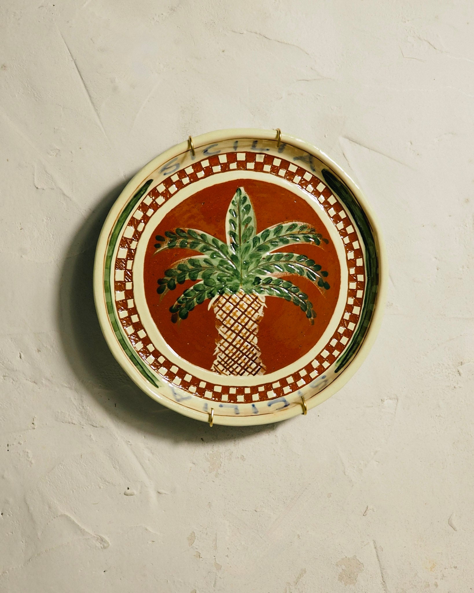 Sardine Plate - Sicilian Palm