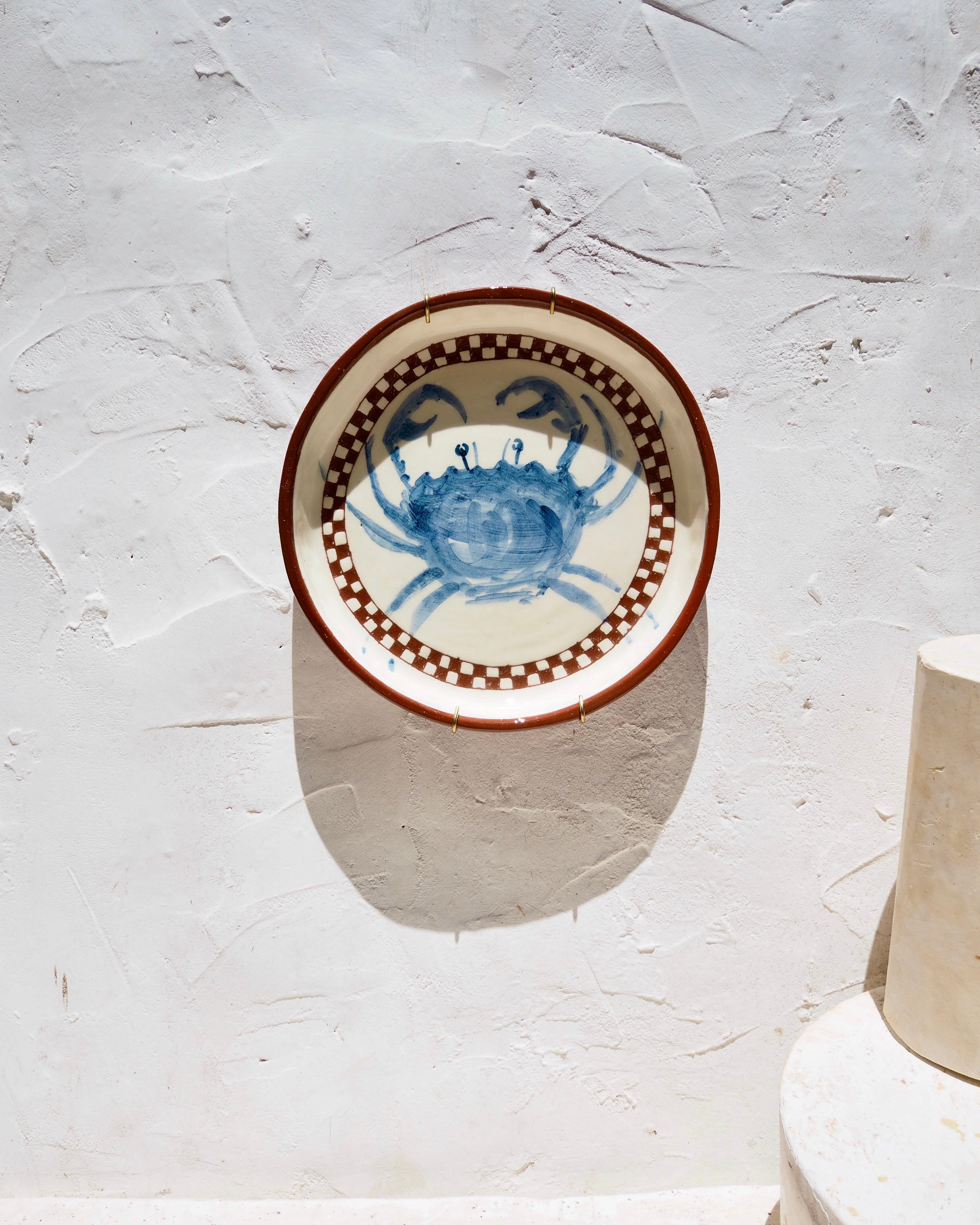 Sardine Plate - Granchetto w carved check