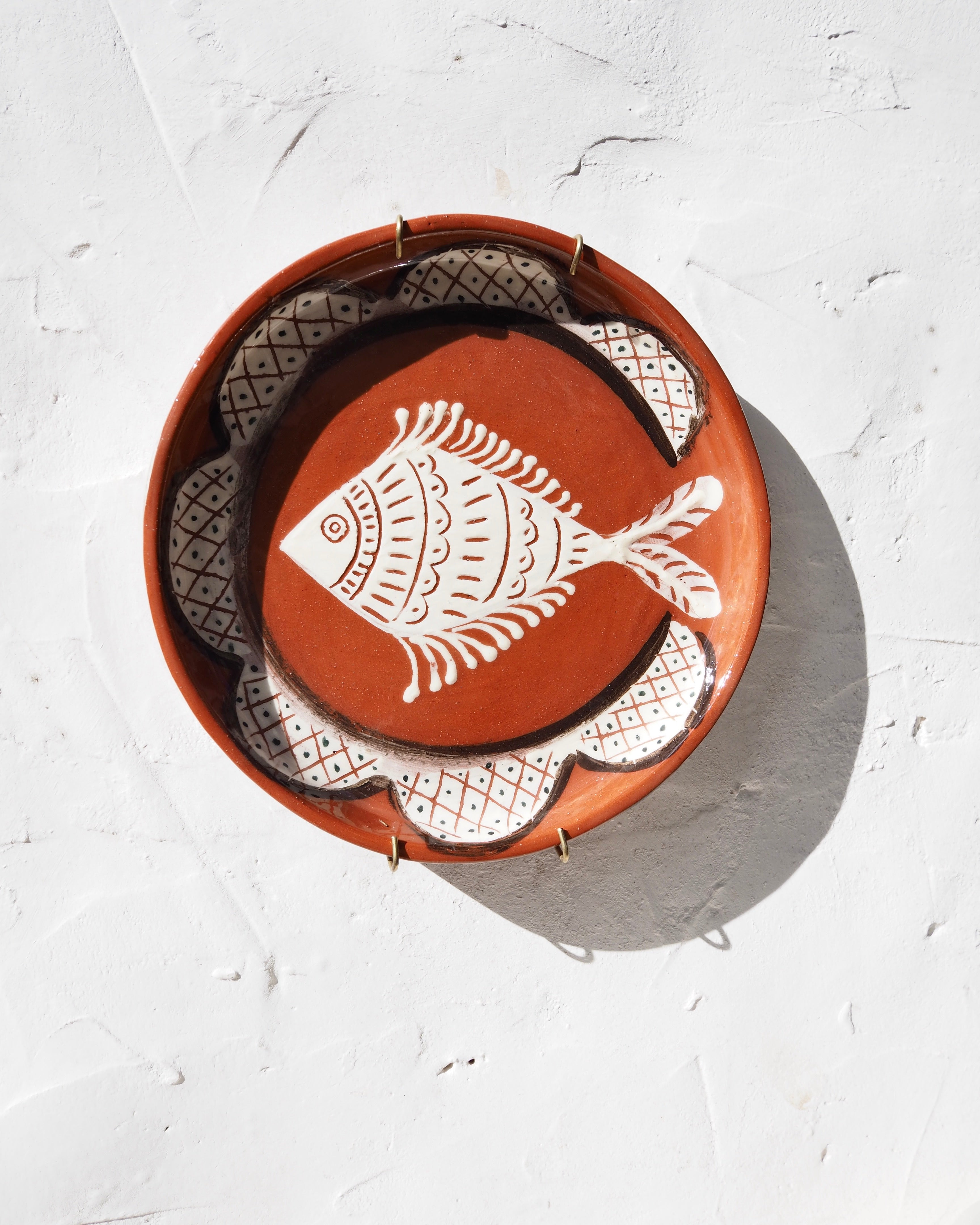 Sardine Plate - Etruscan acciughe