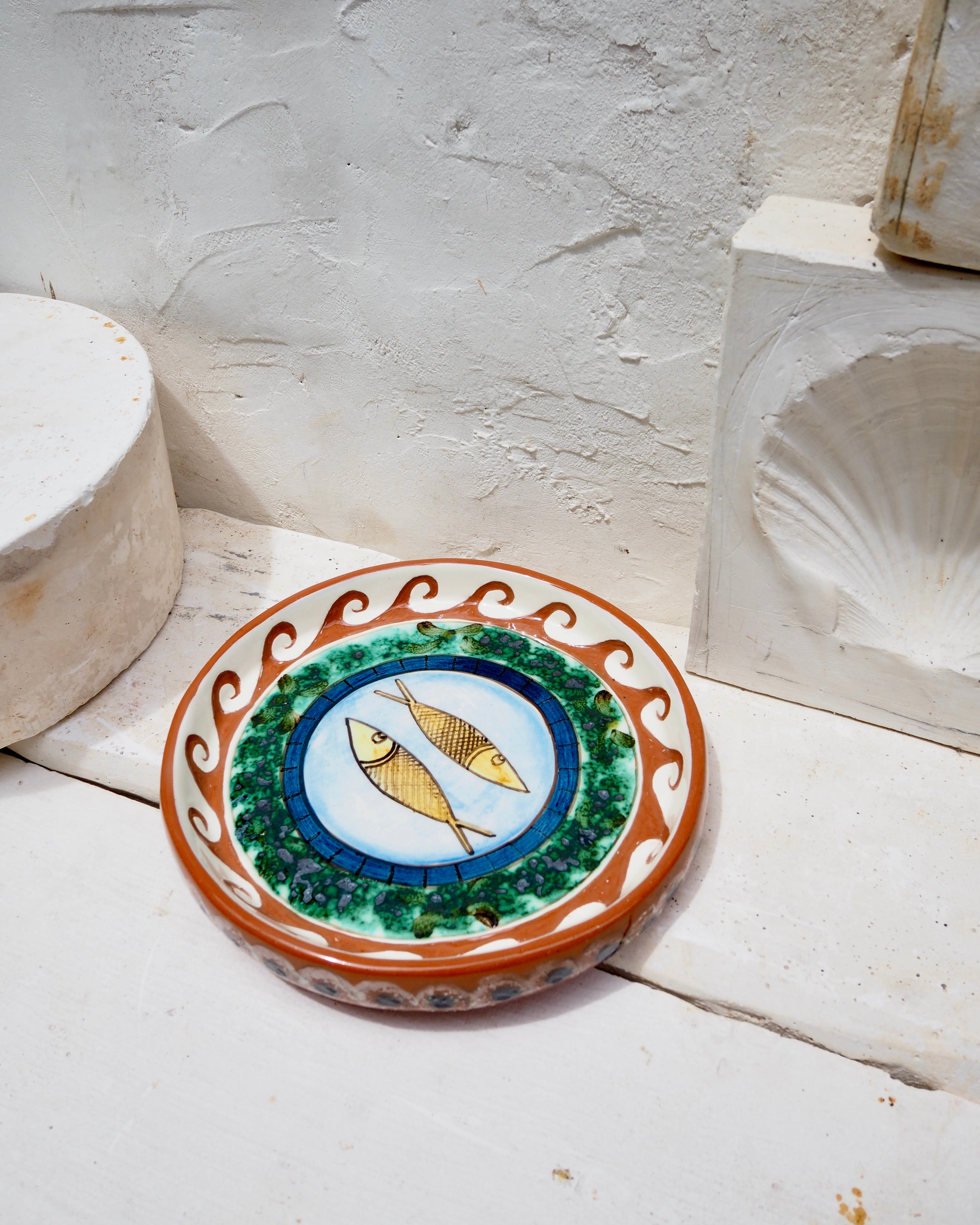 Sardine Plate - Verde wave