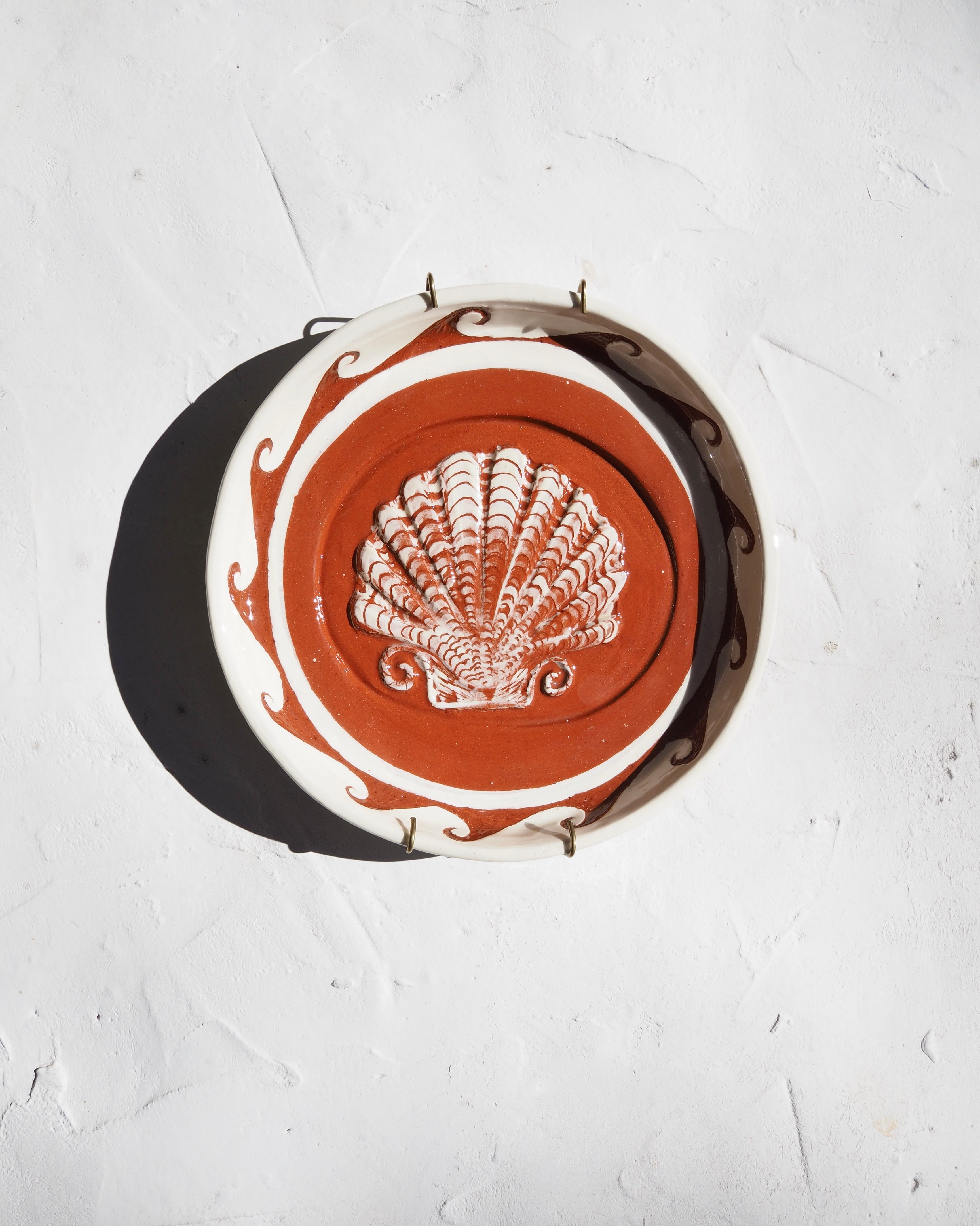Sardine Plate - Embossed shell with detailing