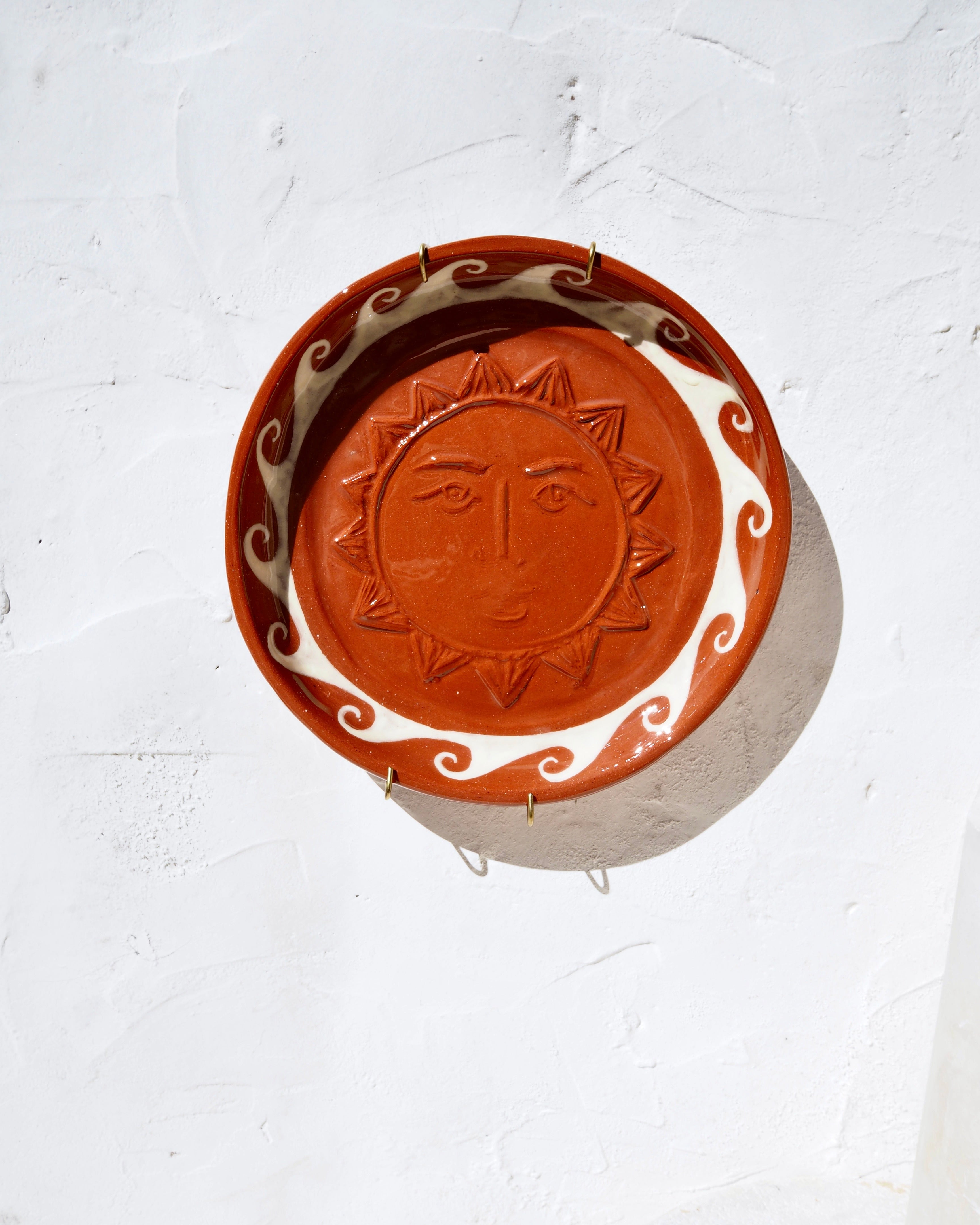 Sardine Plate - Embossed Sun