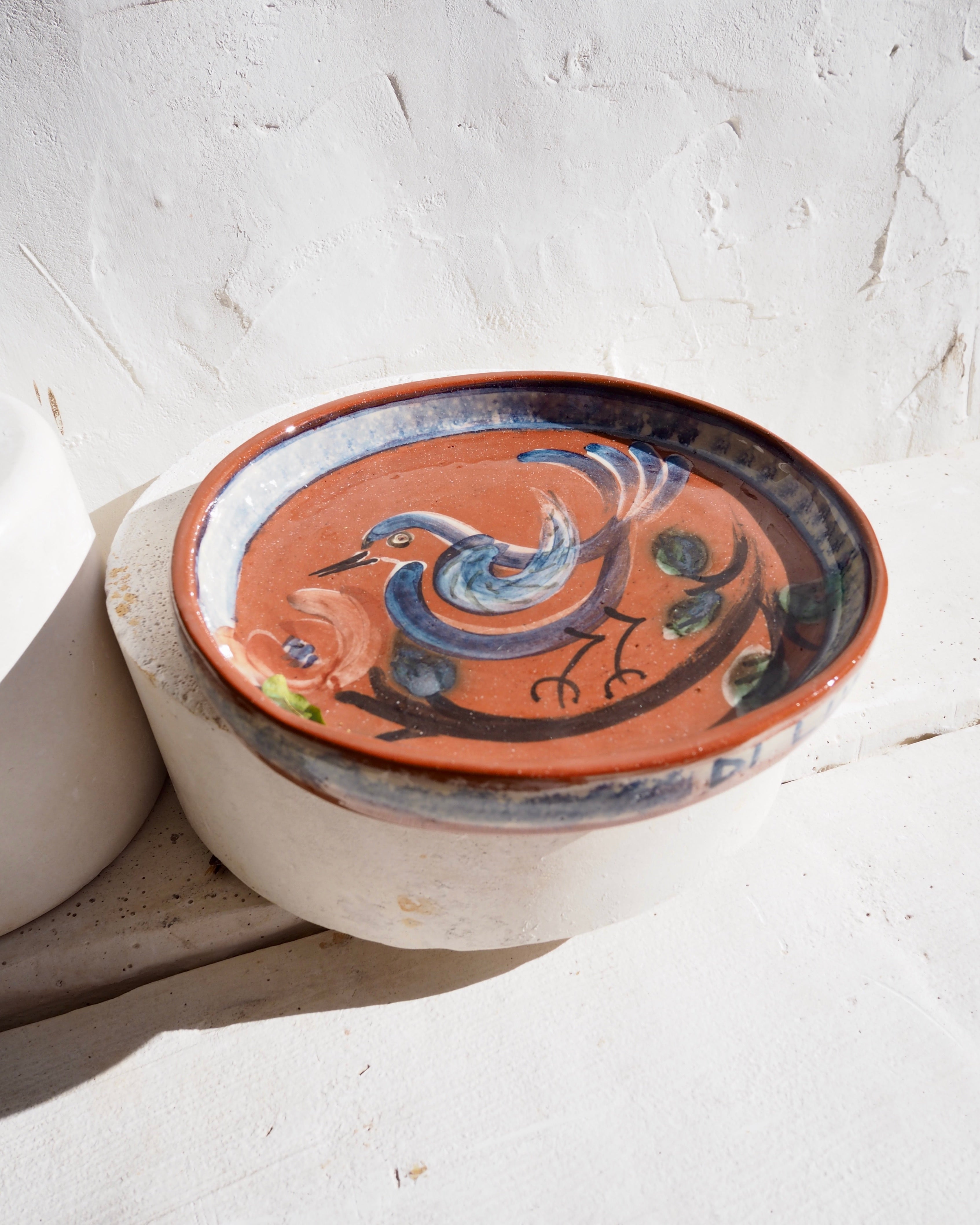 Sardine Plate - Blue bird
