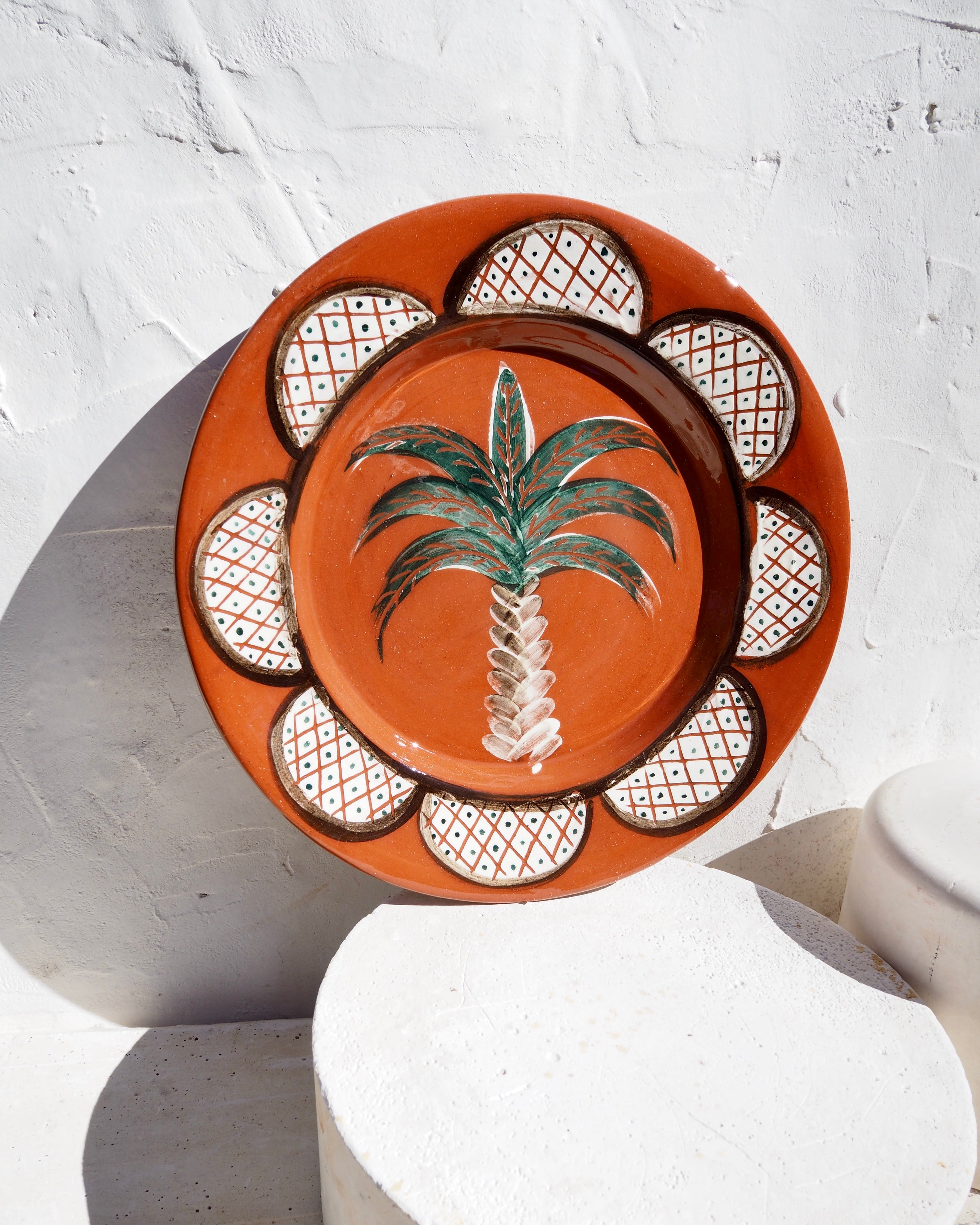 Plate - Sicilian Palm