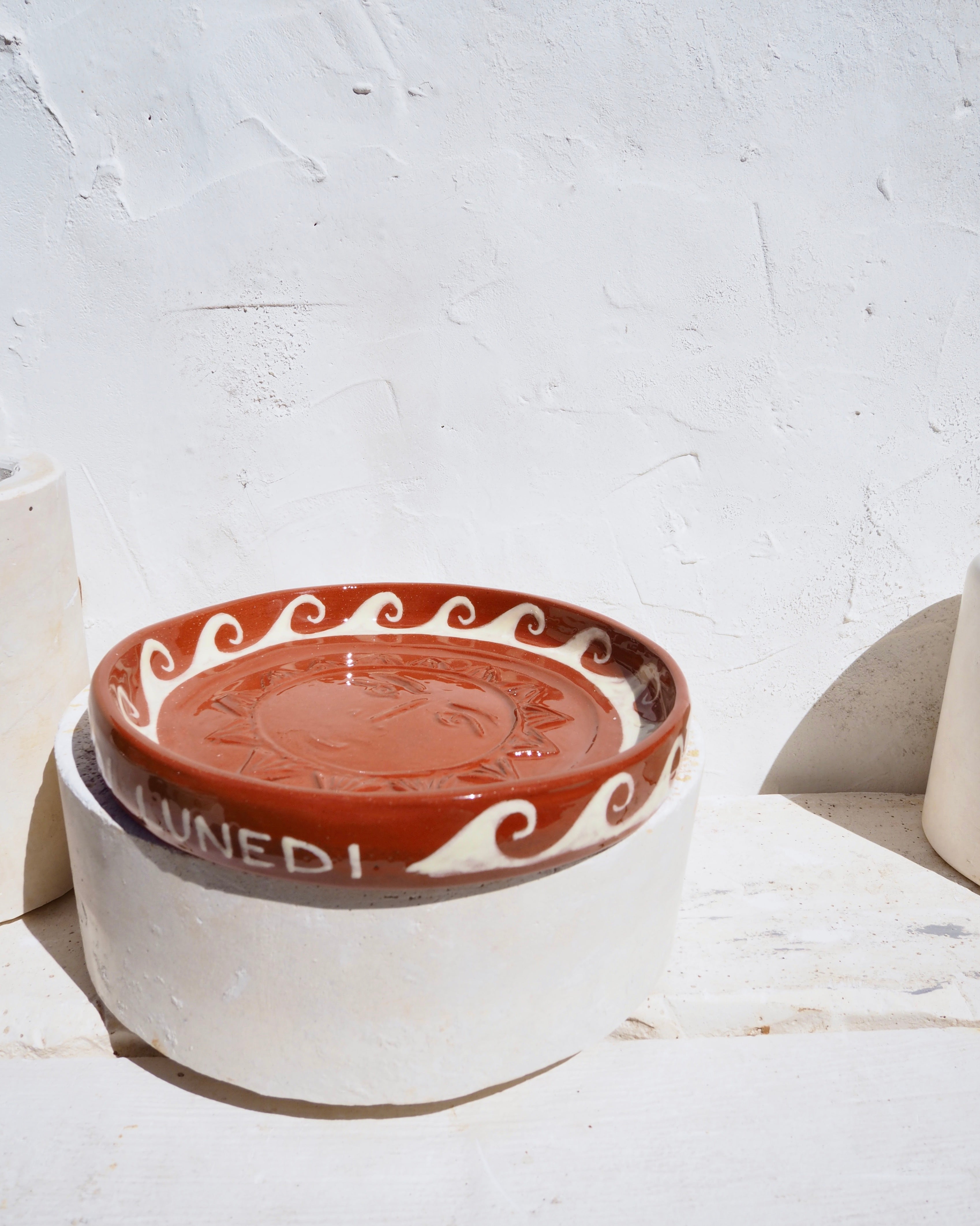 Sardine Plate - Embossed Sun