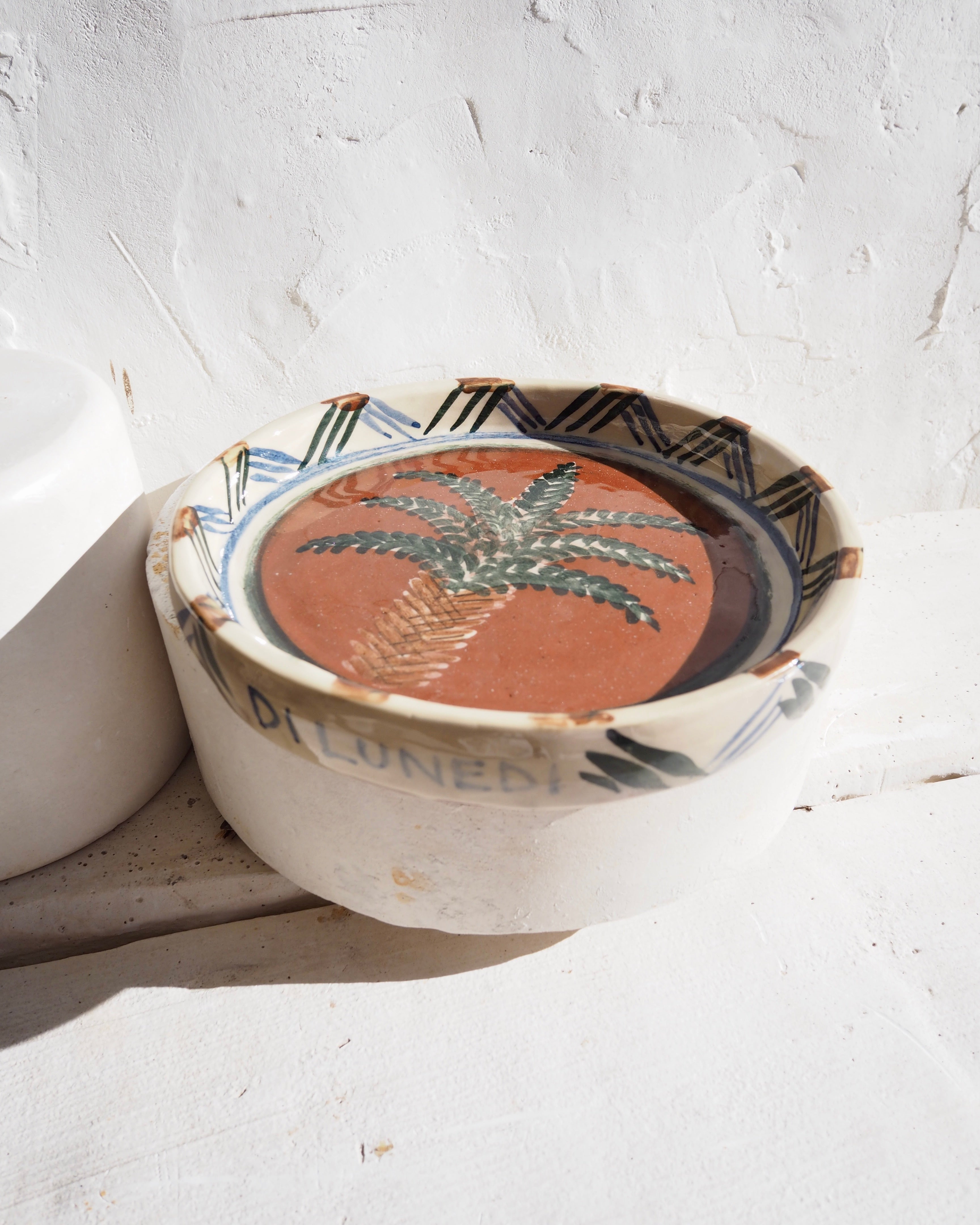 Sardine Plate - Sicilian Palm