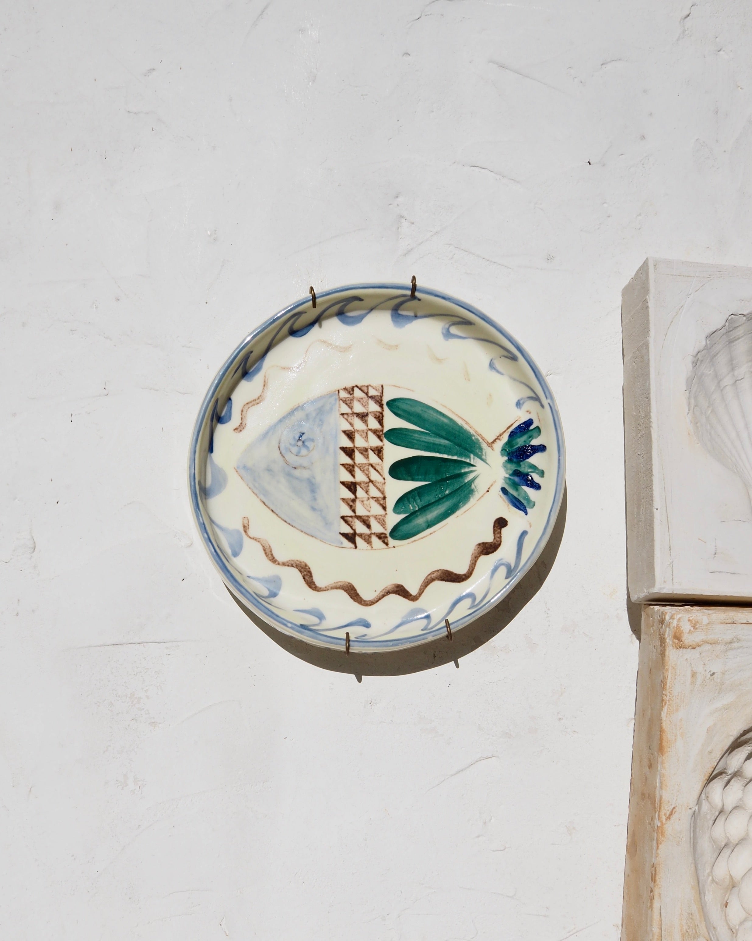 Sardine Plate - Etruscan Pesce
