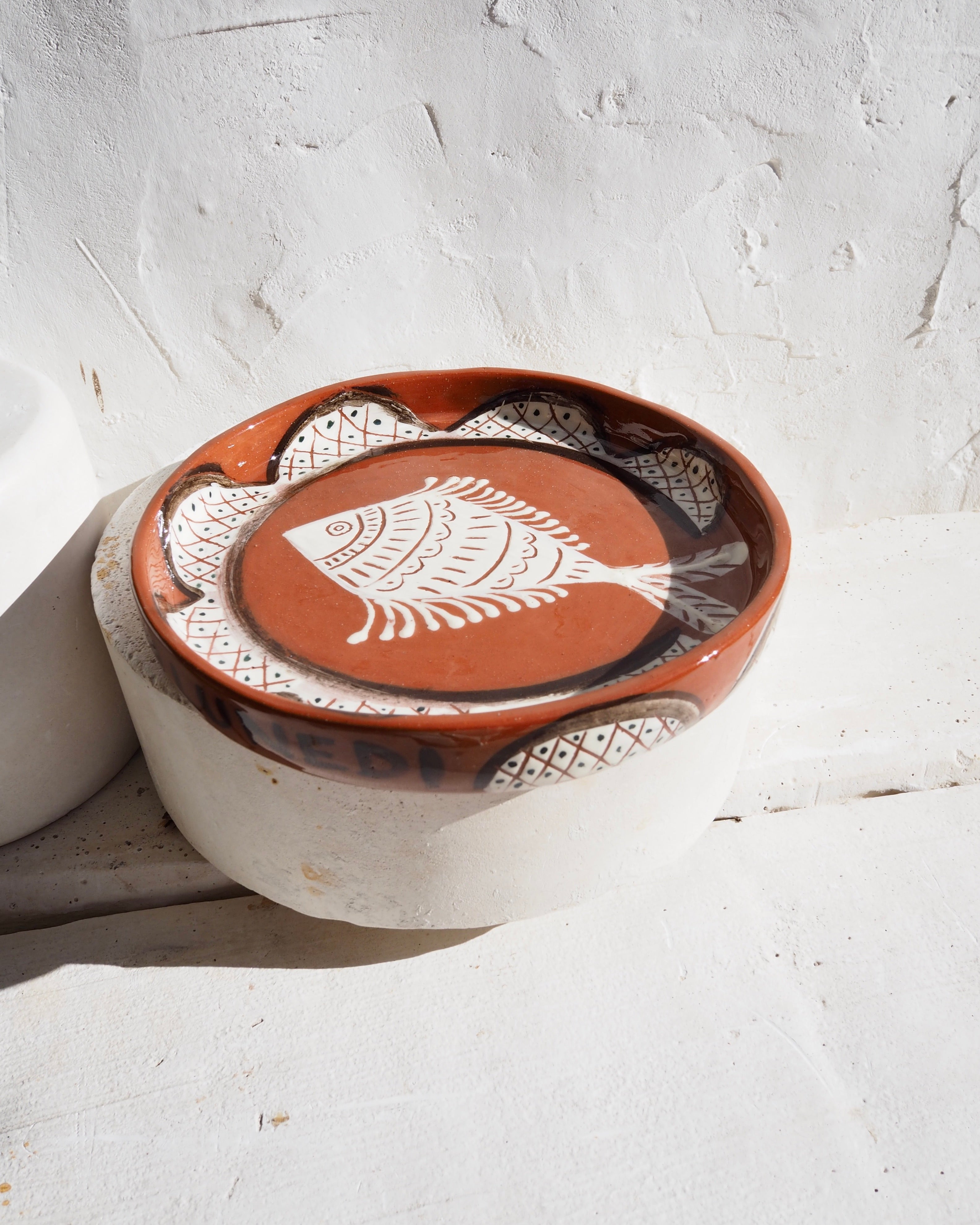 Sardine Plate - Etruscan acciughe