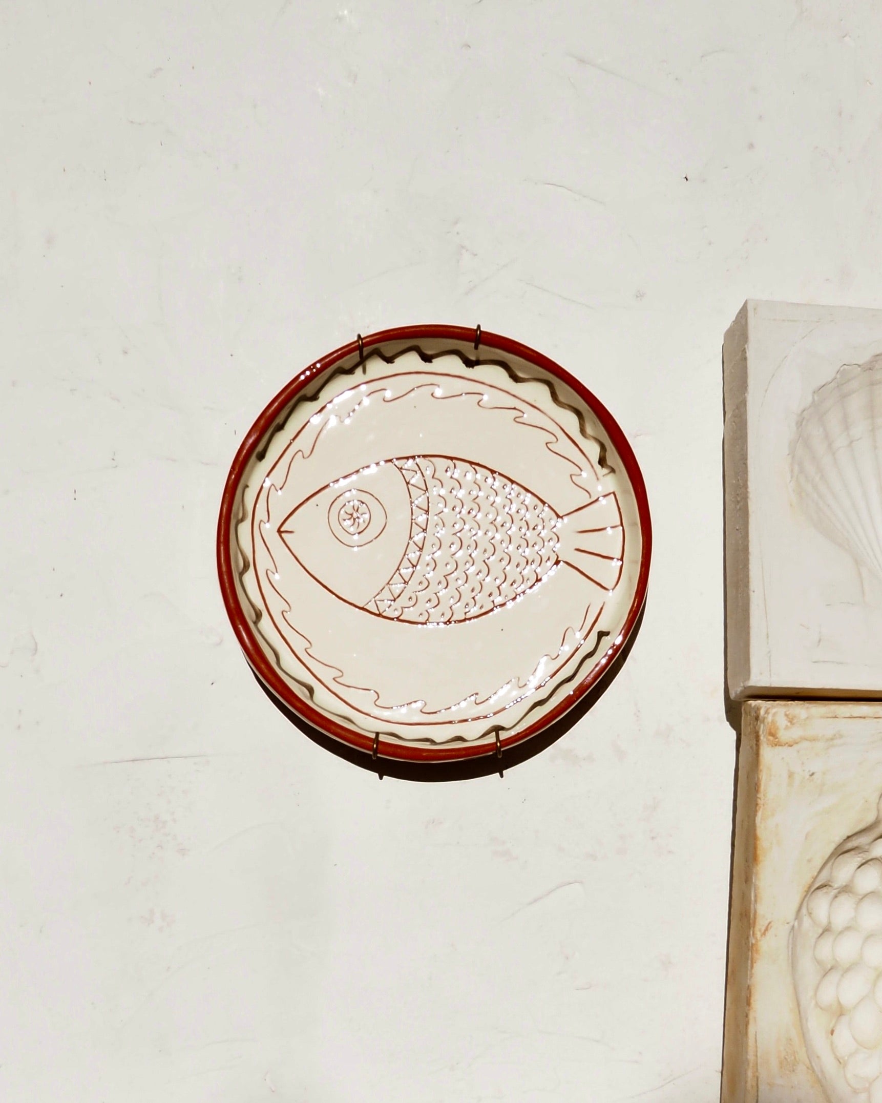 Sardine Plate - Etruscan Pesce