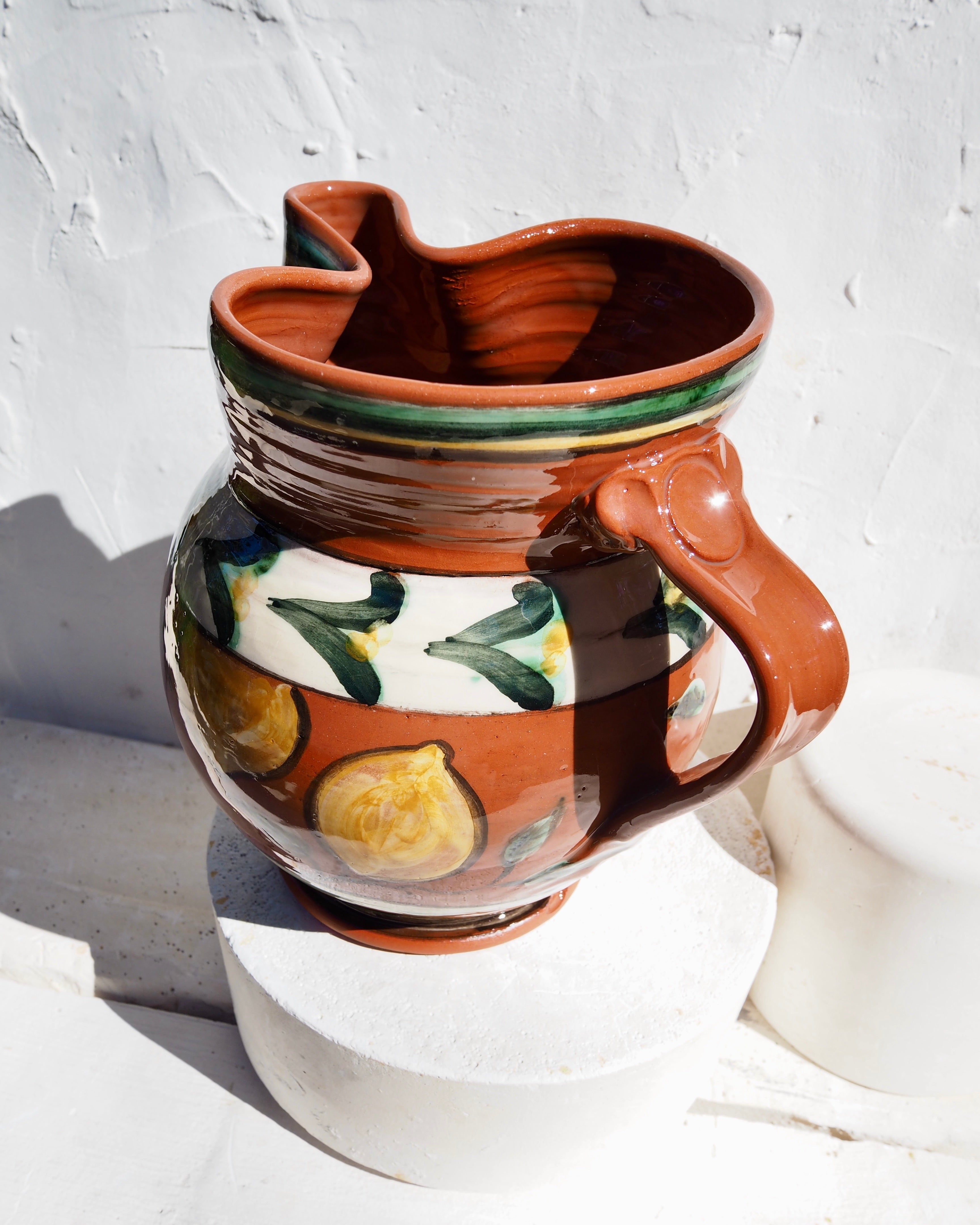 Terracotta jug - Amalfi