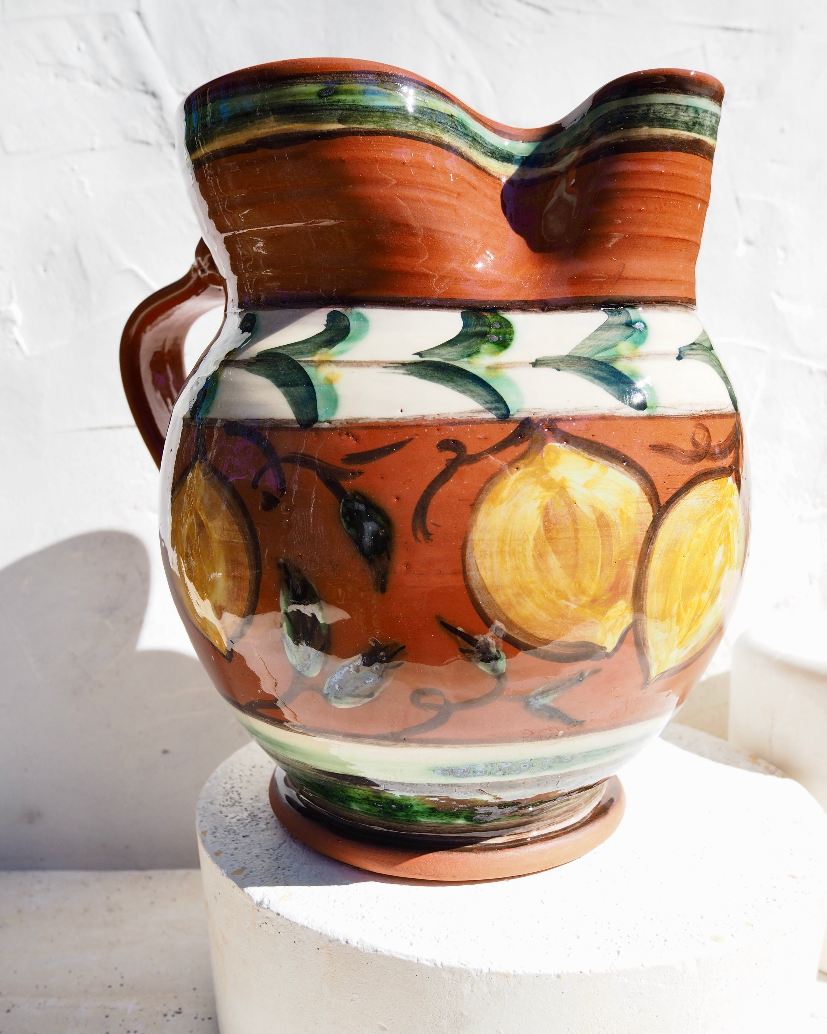 Terracotta jug - Amalfi