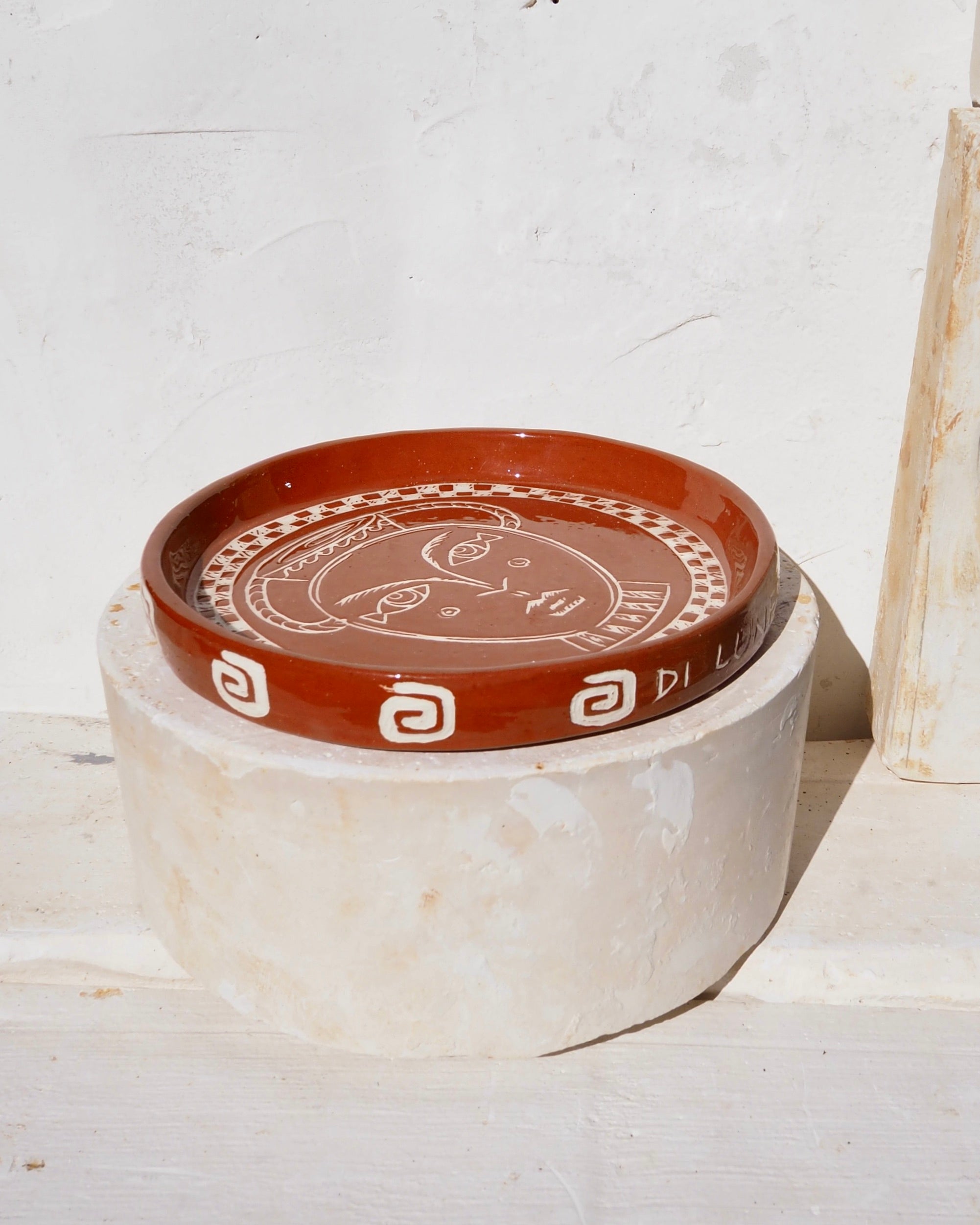 Sardine Plate - Etruscan Urn