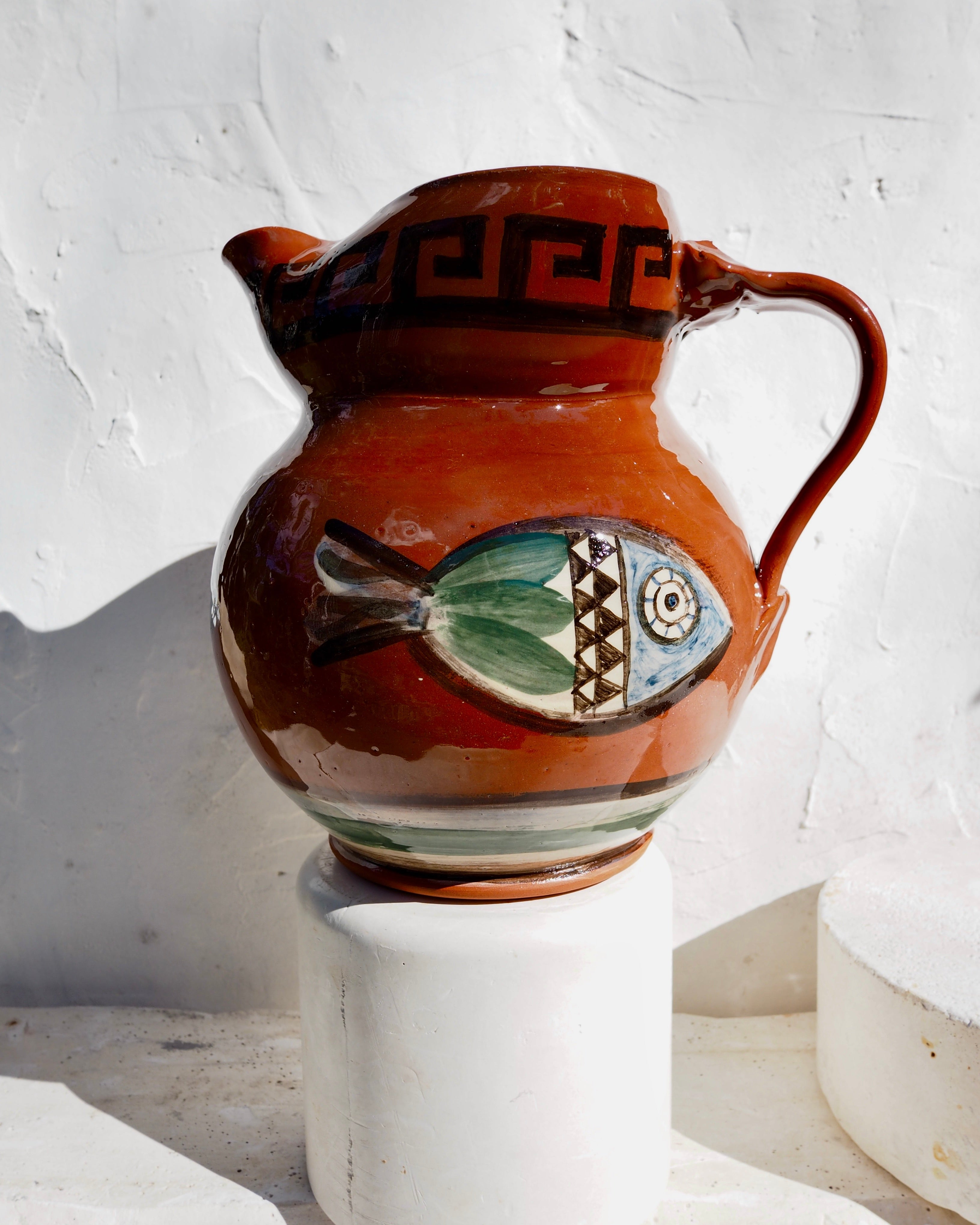 Terracotta jug - Etruscan
