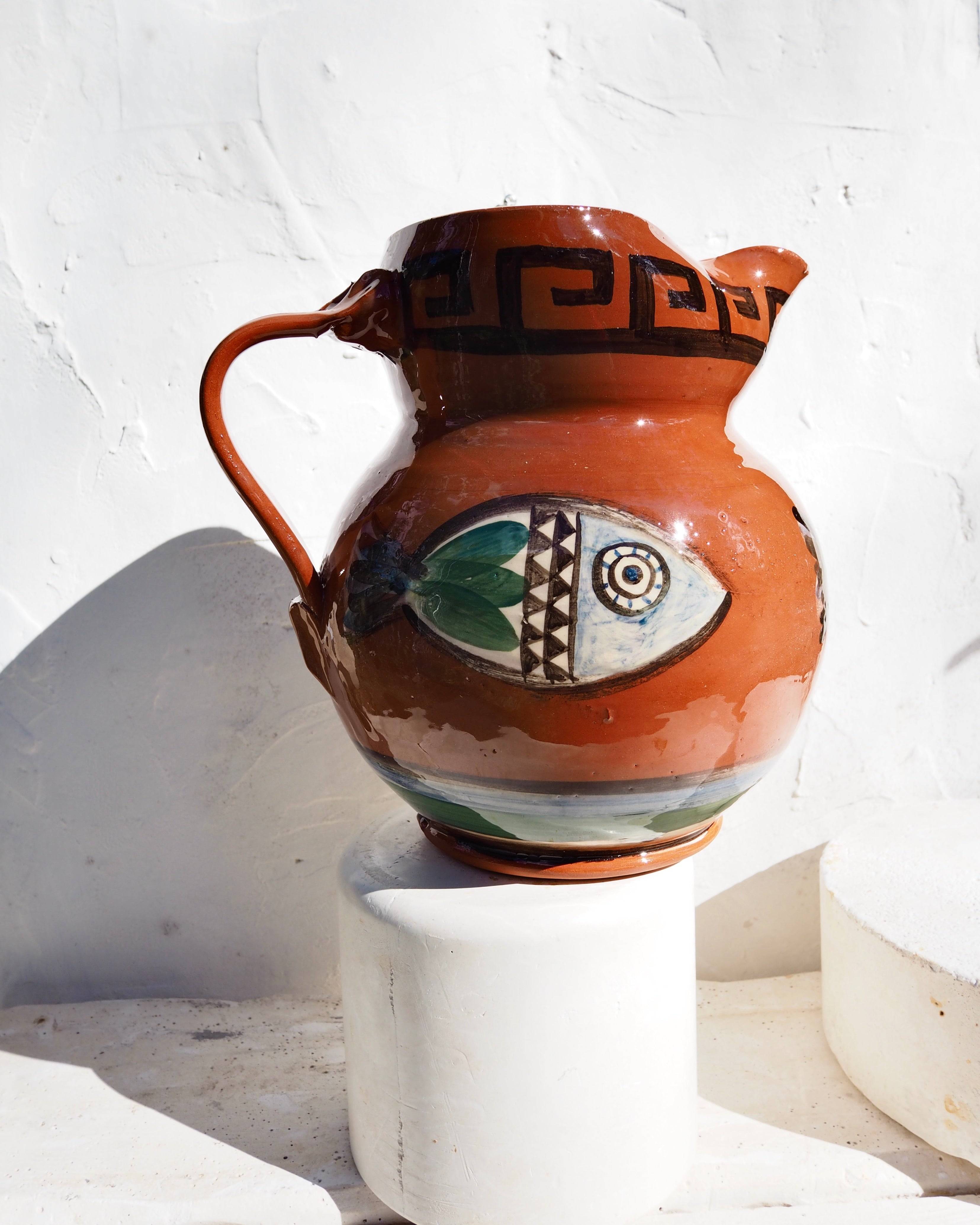 Terracotta jug - Etruscan