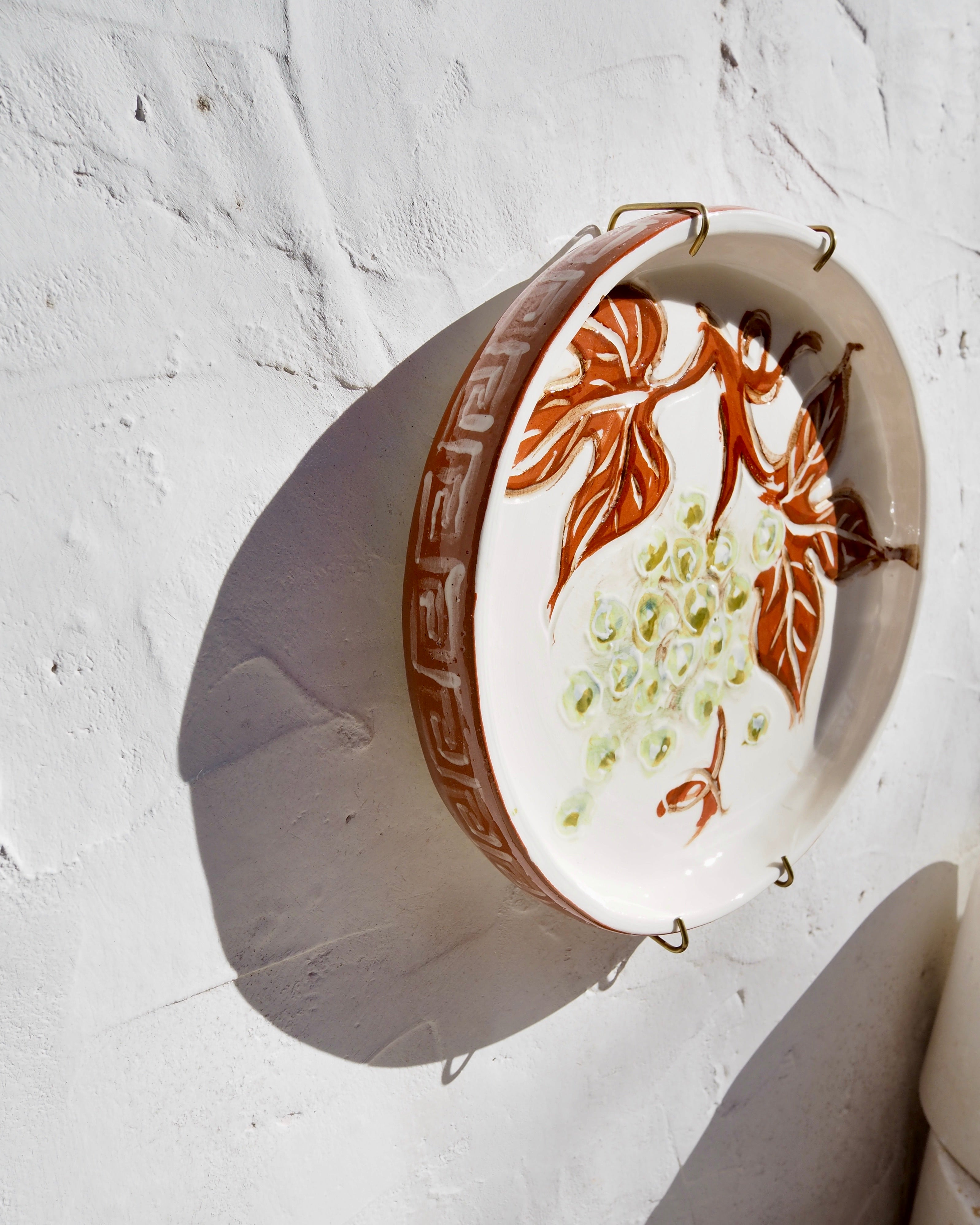 Sardine Plate - Carved Vines
