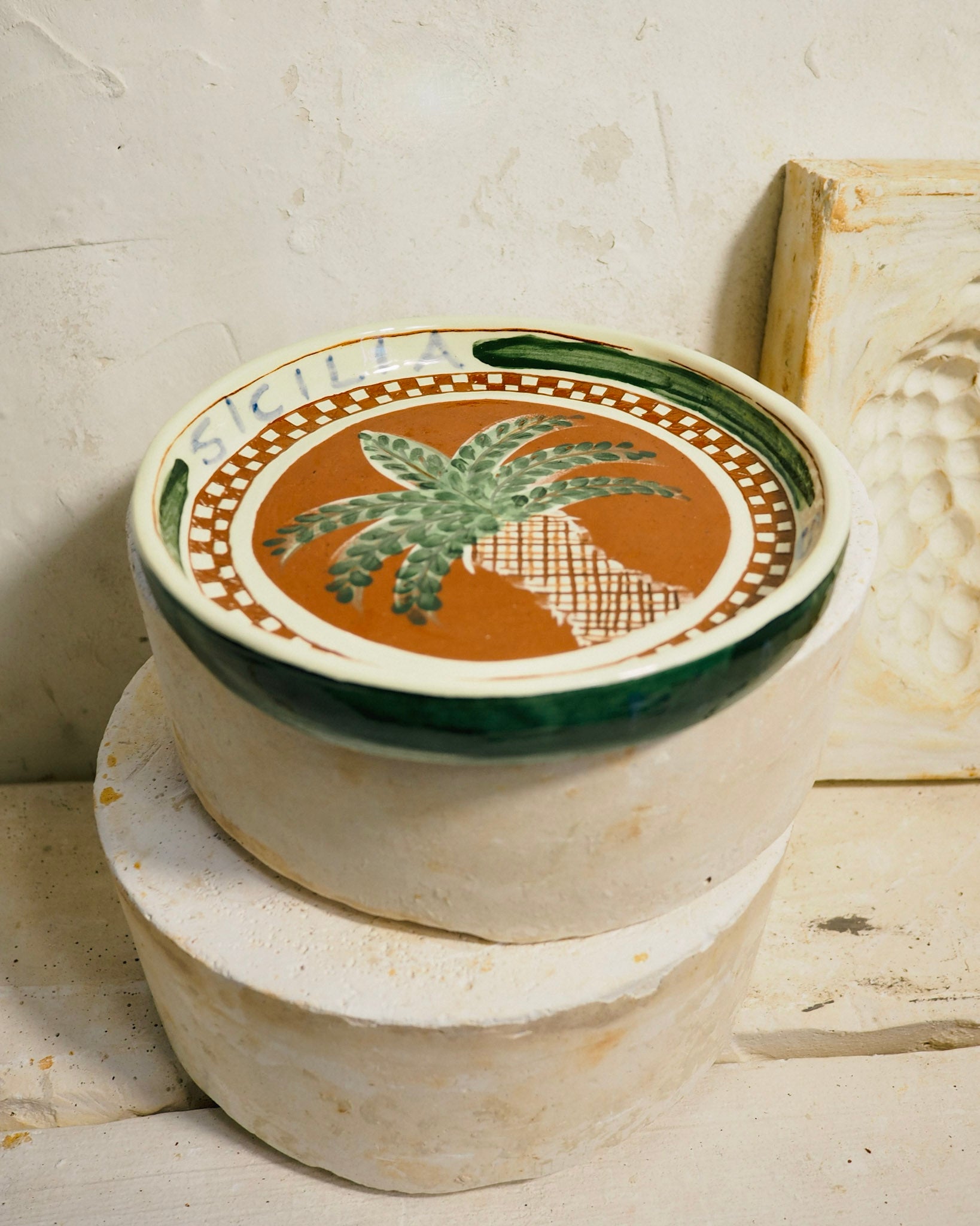Sardine Plate - Sicilian Palm