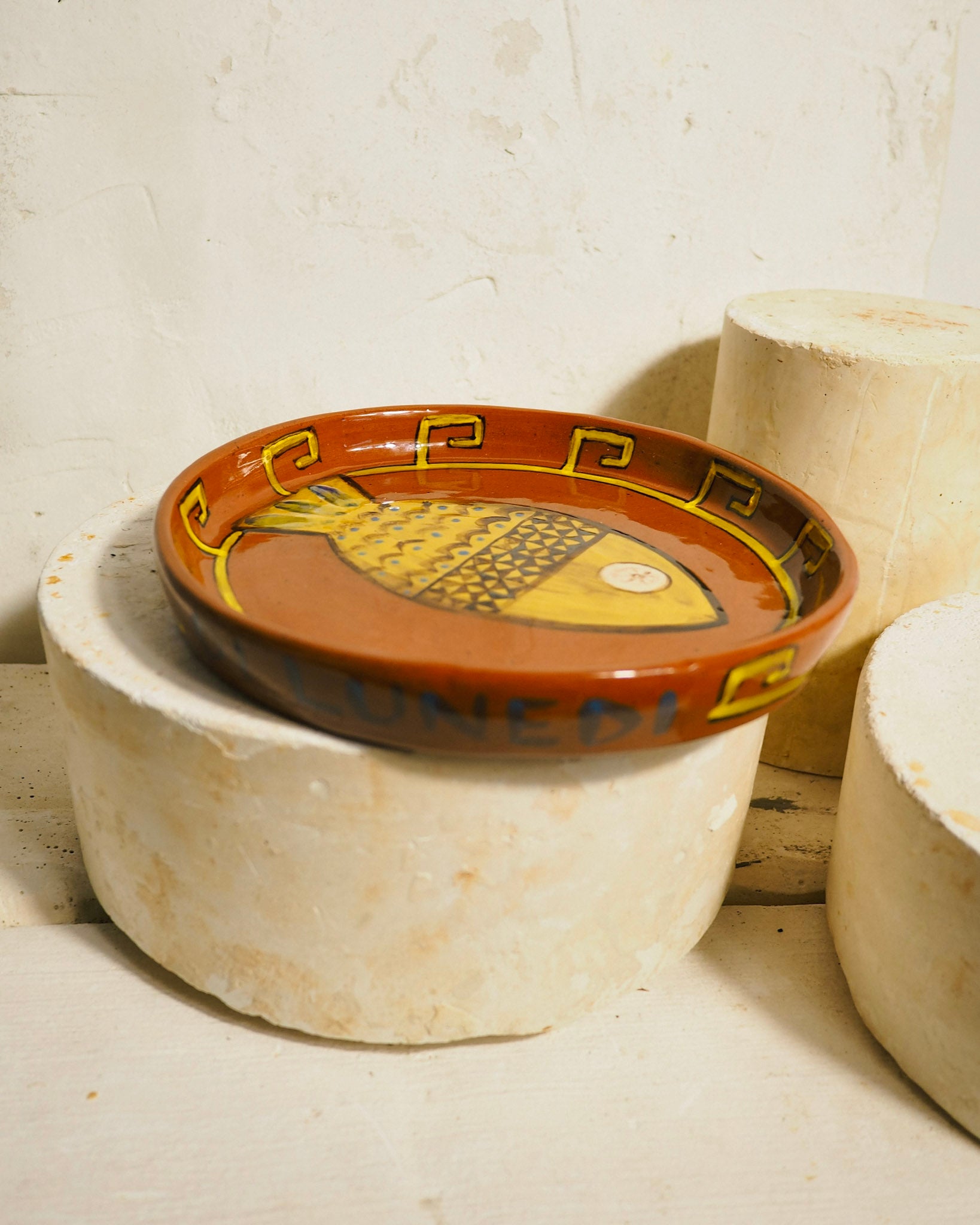 Sardine Plate - Etruscan fish