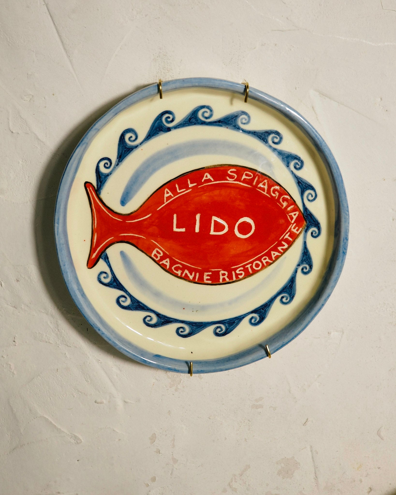 Sardine Plate - Alla Spiaggia (to the beach)