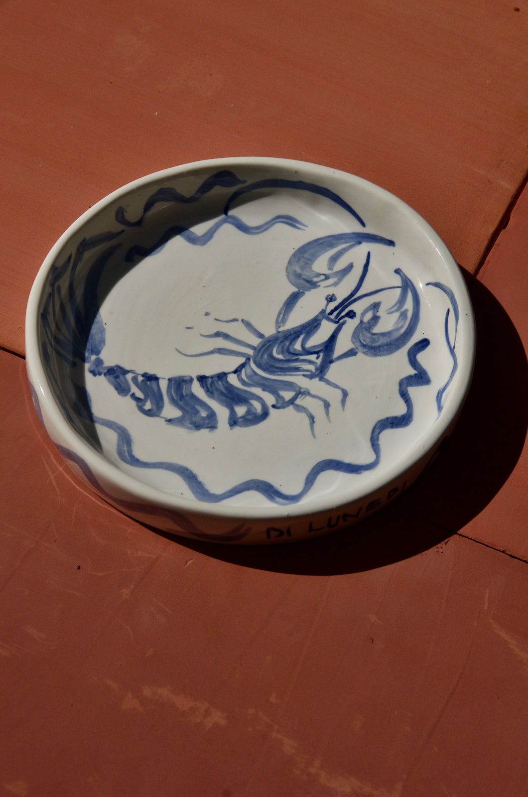 Sardine Plate - Blu Aragosta