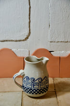 Load image into Gallery viewer, Villa Kerylos Stoneware blue jug
