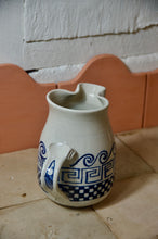 Load image into Gallery viewer, Villa Kerylos Stoneware blue jug
