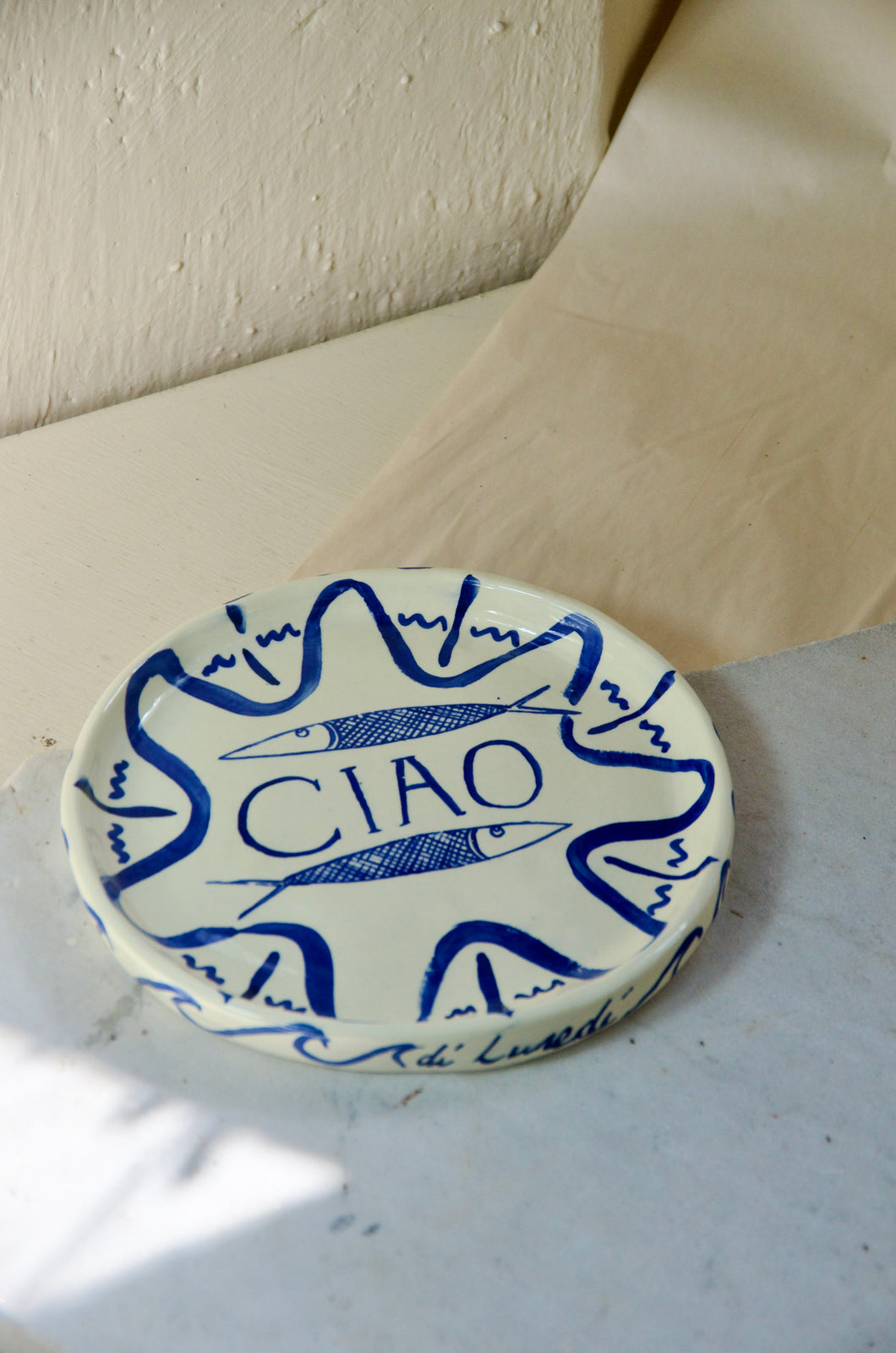 Sardine Plate - Blue Ciao