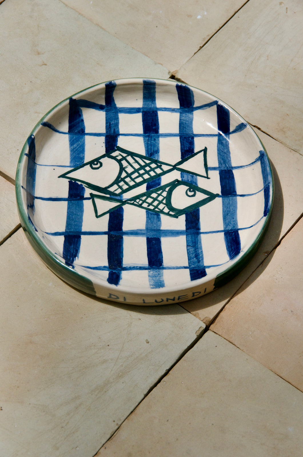 Sardine Plate - Triangle fish