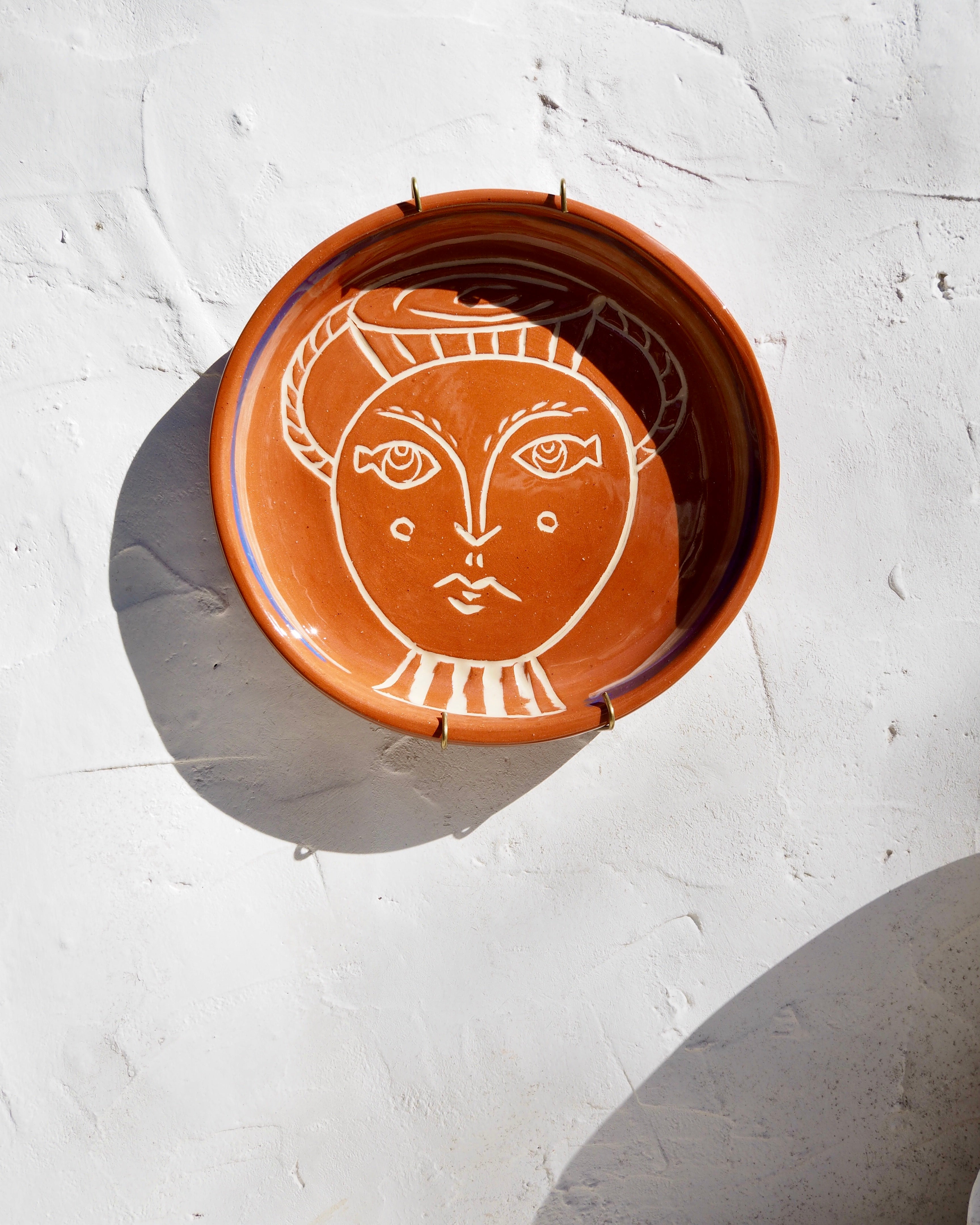 Sardine Plate - Etruscan urn