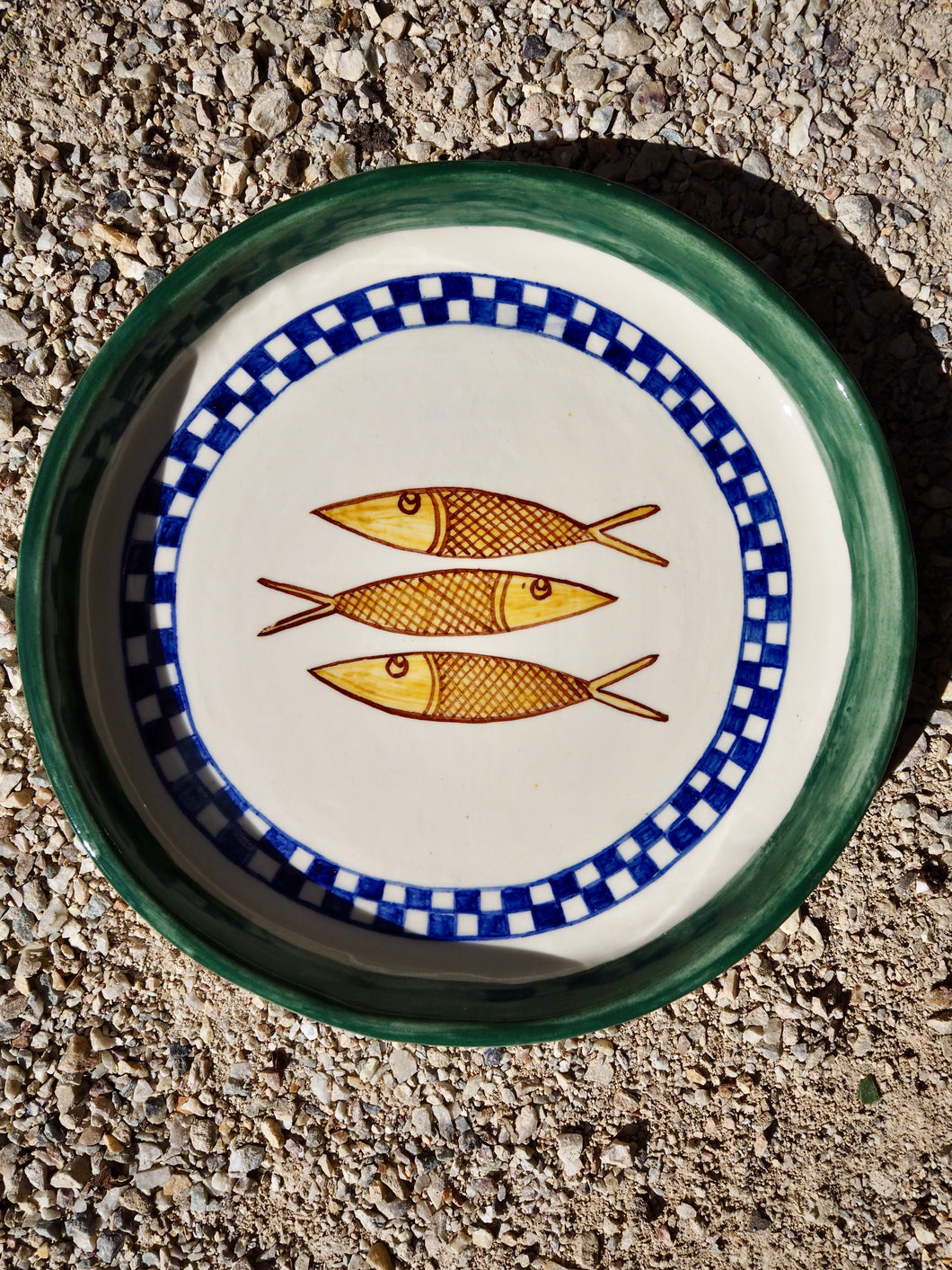 Sardine Plate - Blu Check