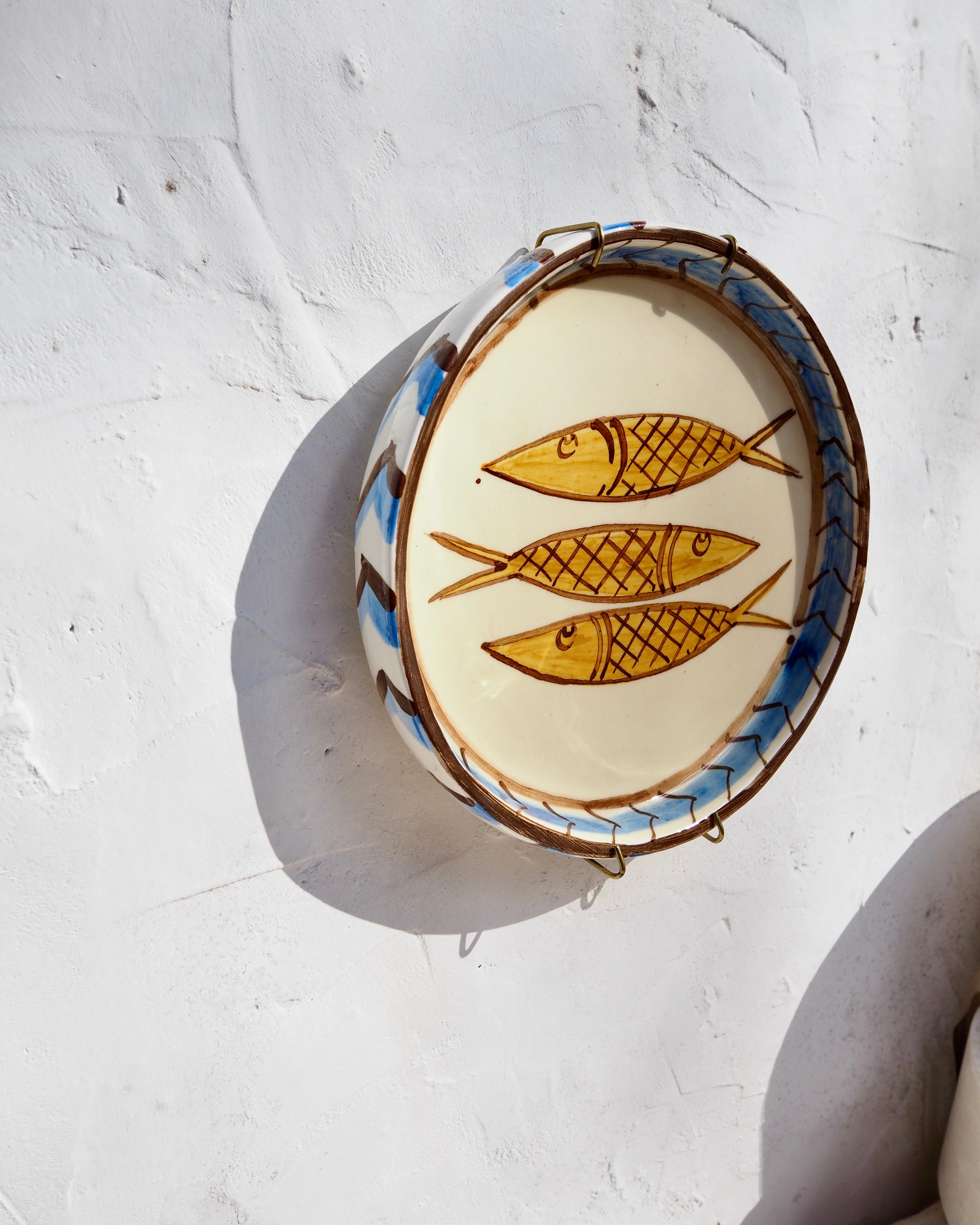 Sardine Plate - Yellow Pesce