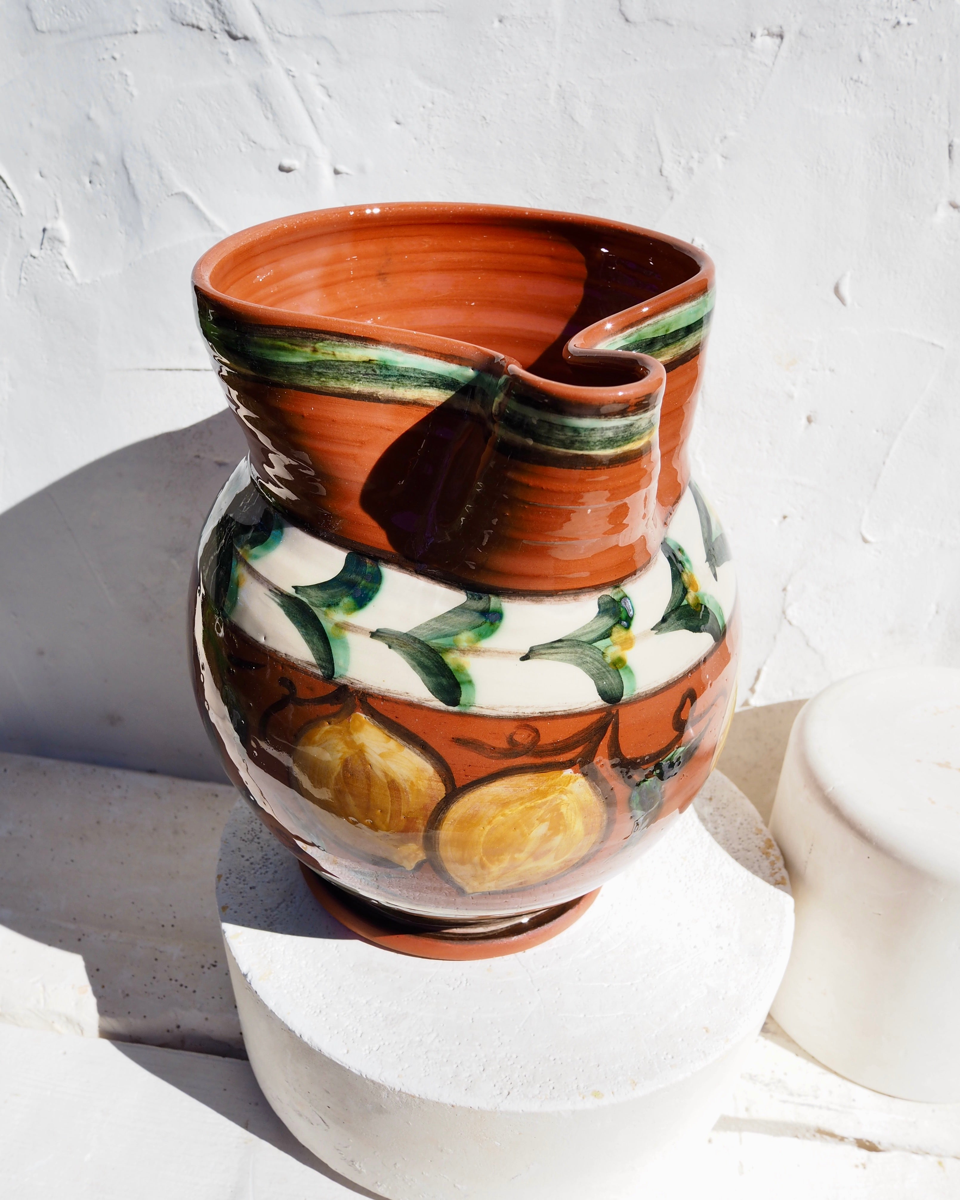 Terracotta jug - Amalfi