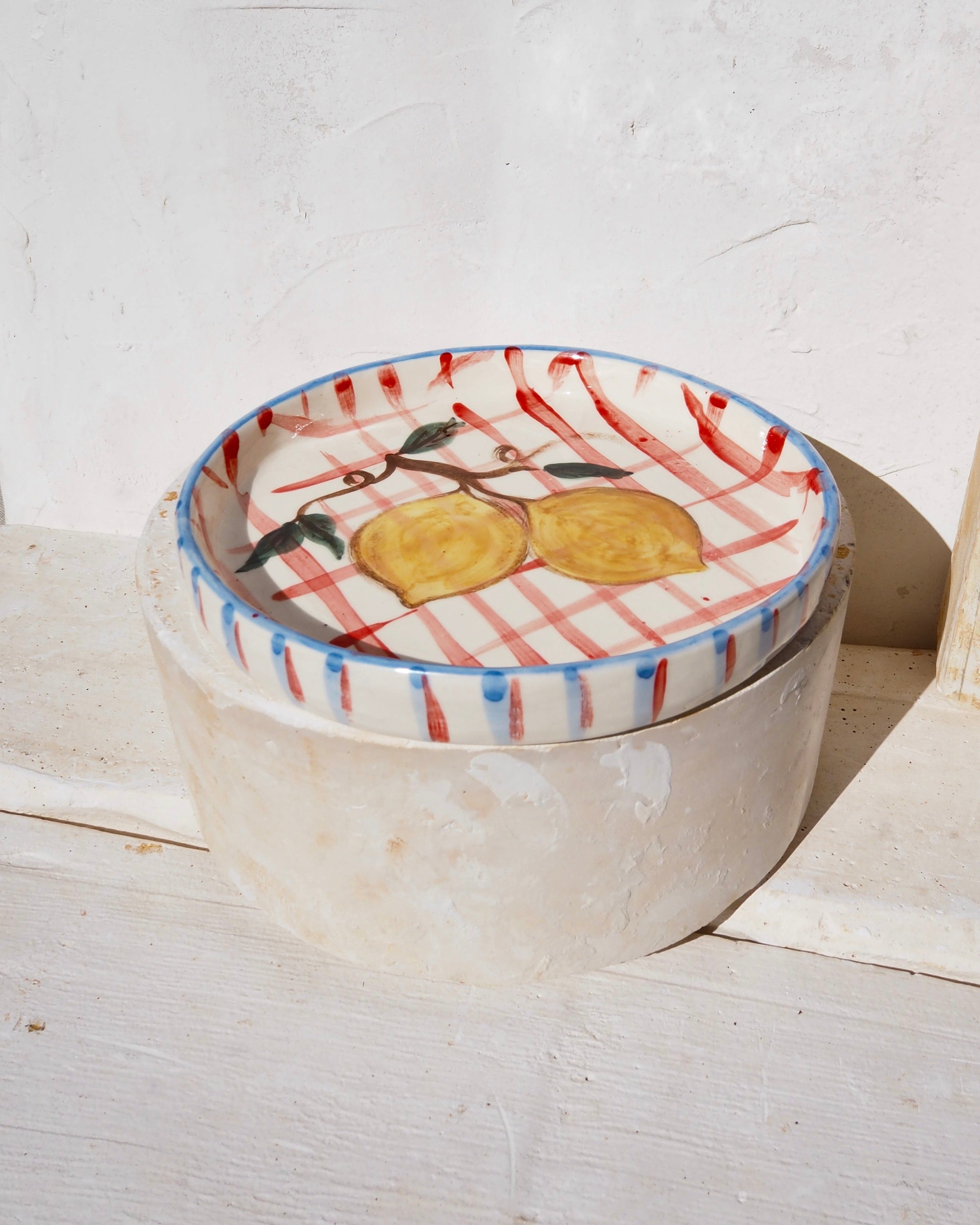 Sardine Plate - Lemoni Check