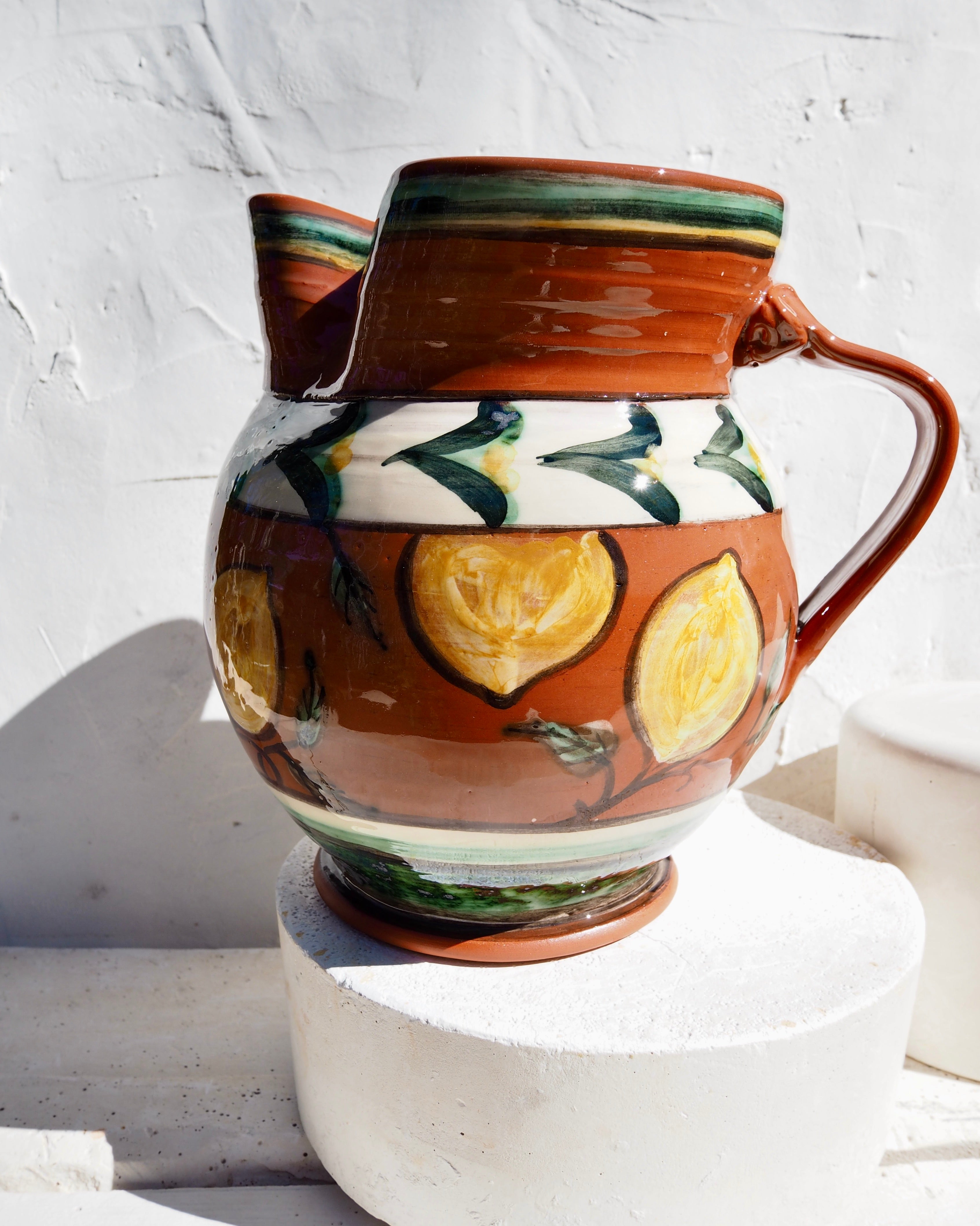 Terracotta jug - Amalfi