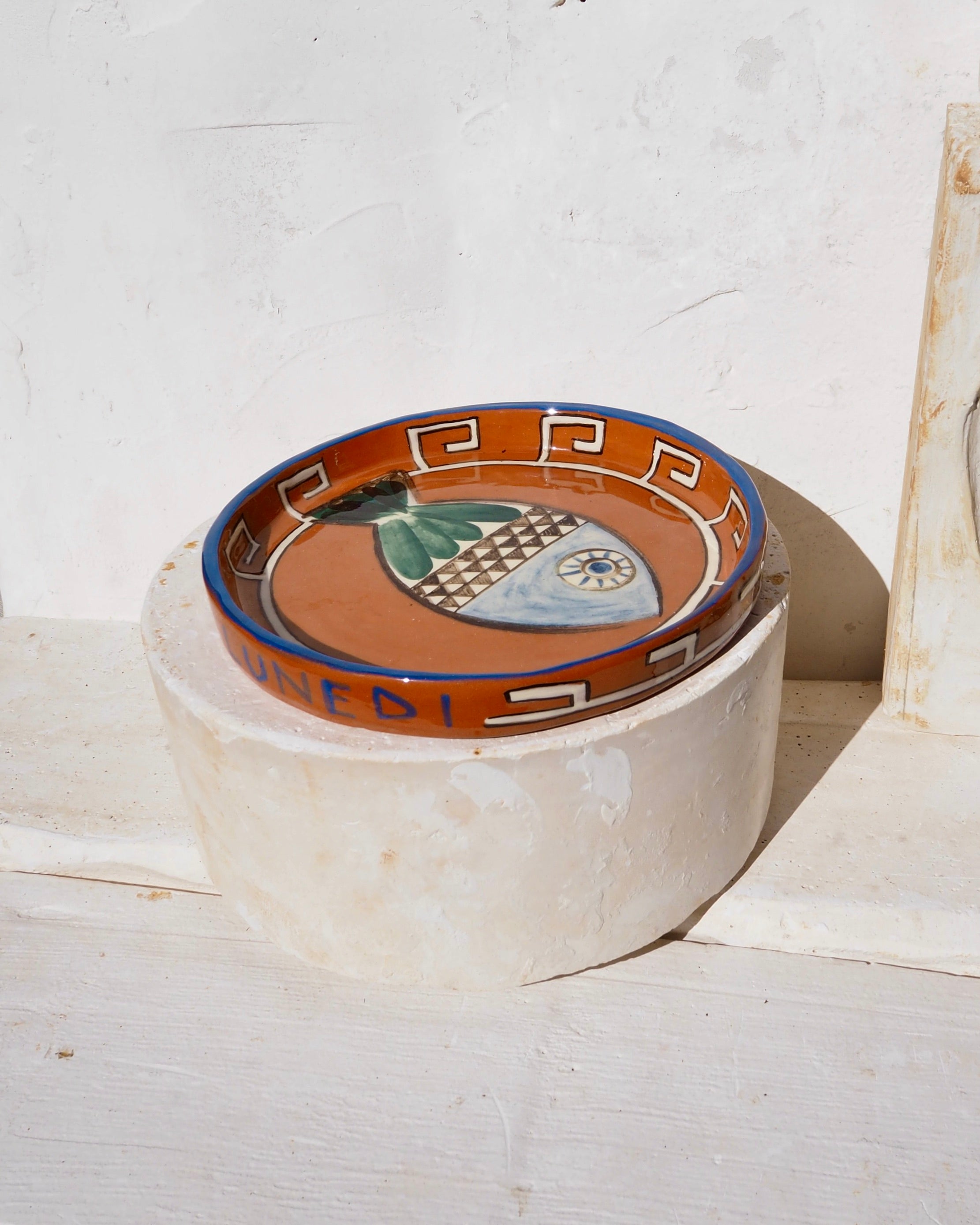 Sardine Plate - Etruscan Fish