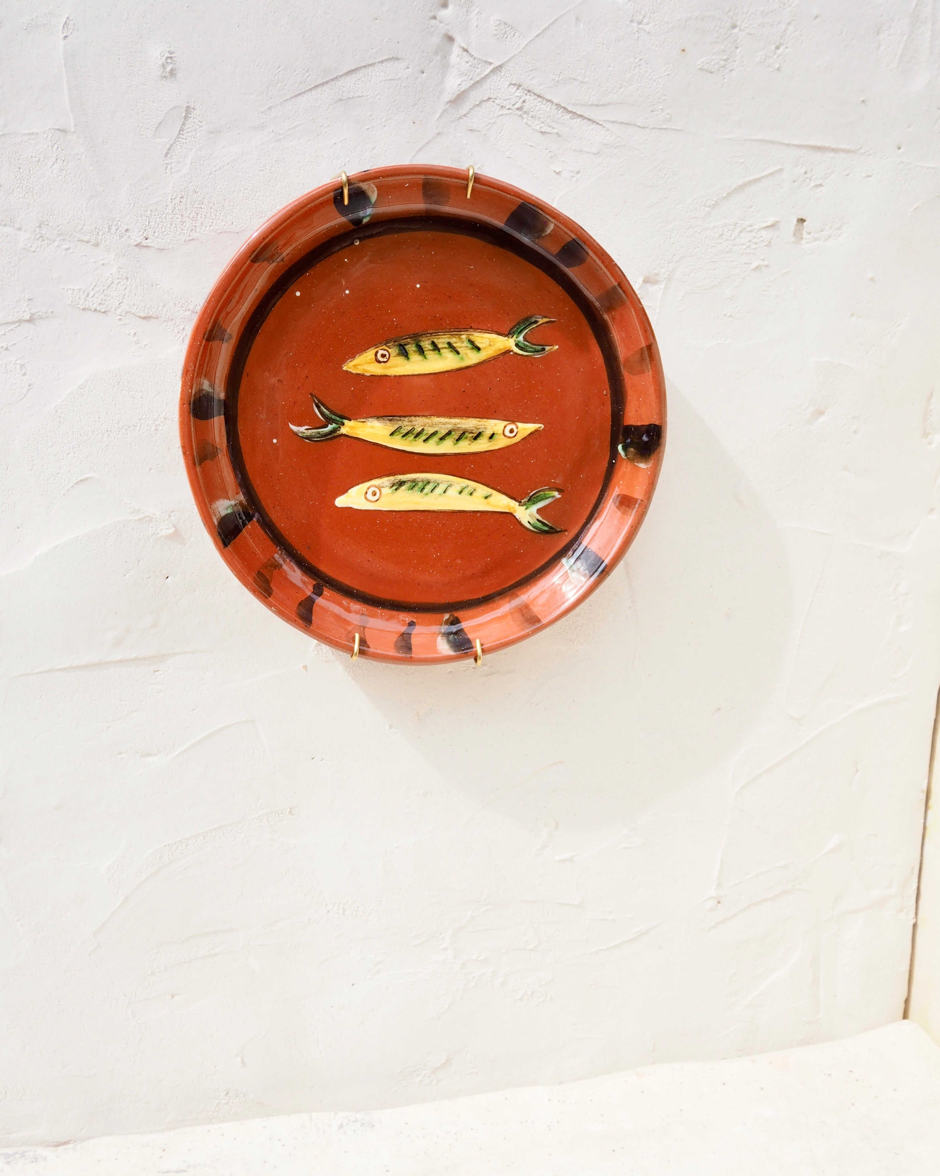 Sardine Plate - Embossed Acciughe