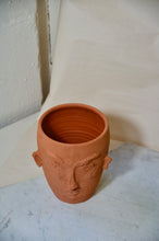 Load image into Gallery viewer, Terracotta head vase

