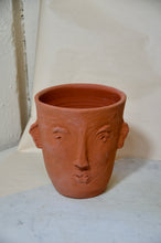 Load image into Gallery viewer, Terracotta Head Vase

